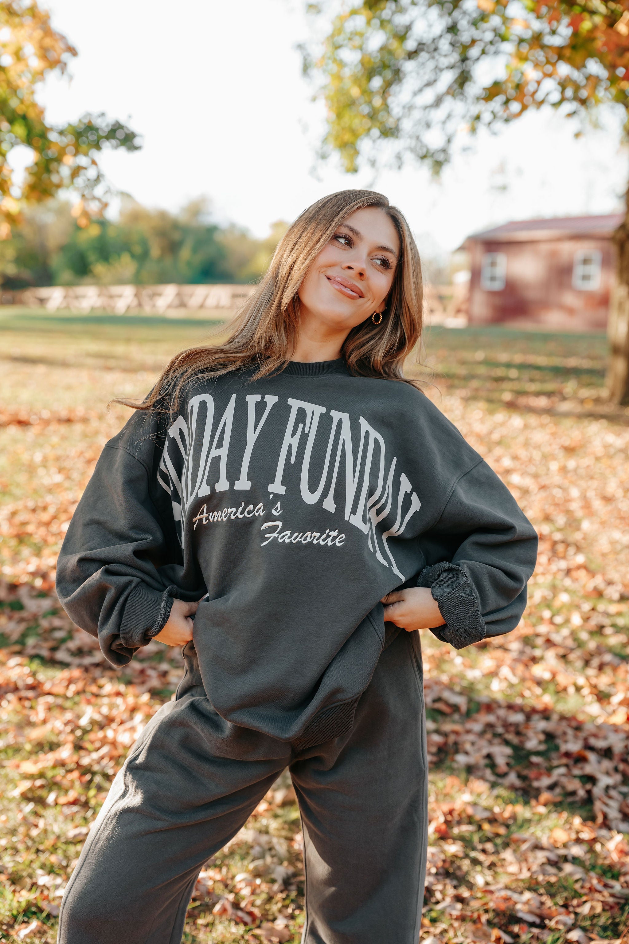 Sweatshirt Sunday Funday - Adult Crewneck