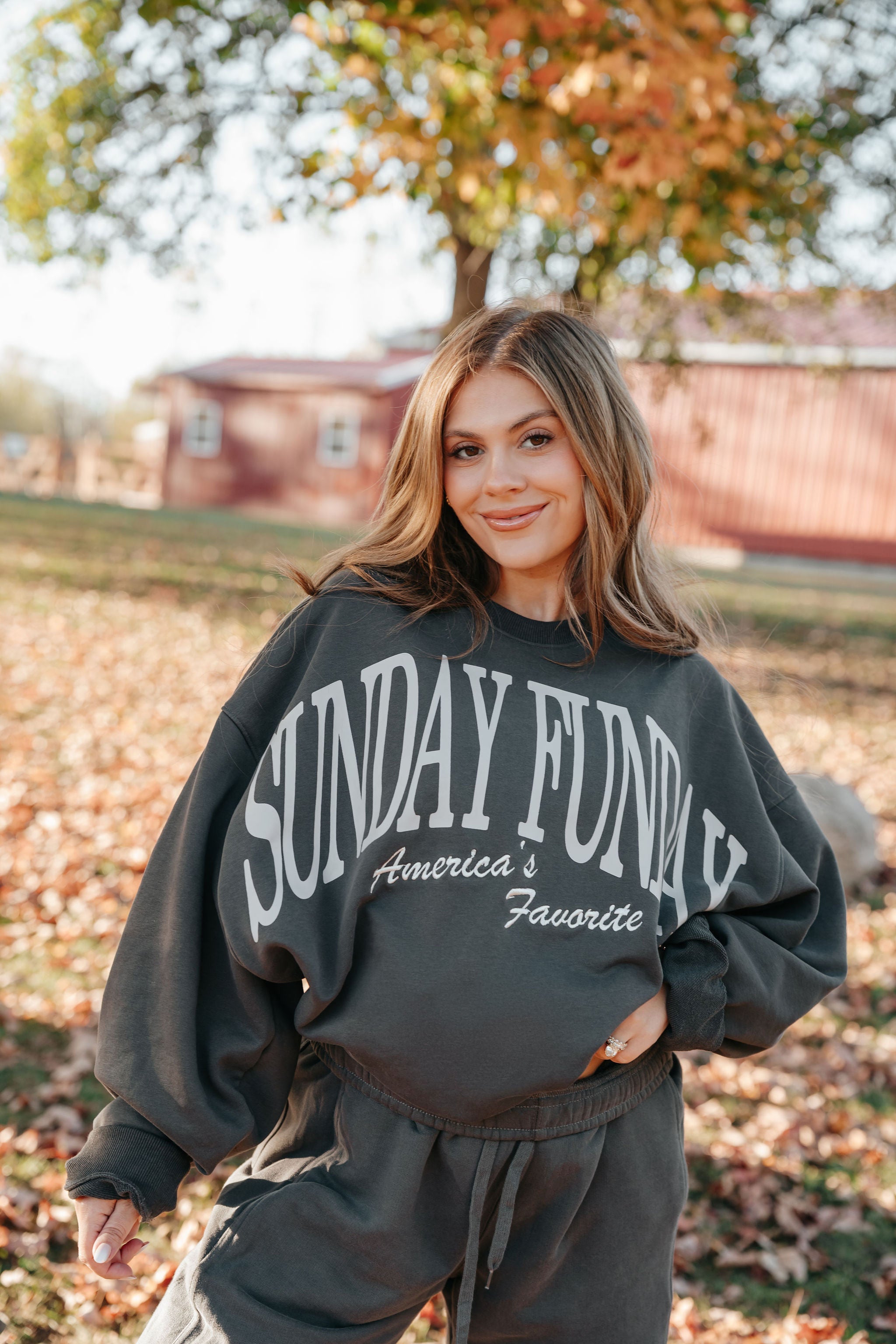 Sweatshirt Sunday Funday - Adult Crewneck