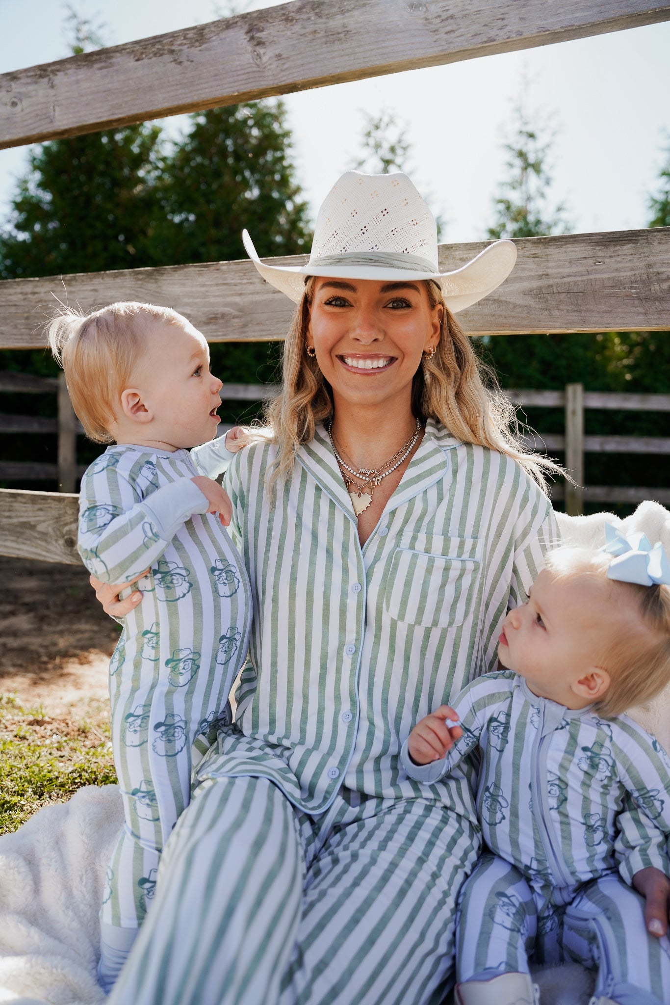 Pajamas Cowboy Claus - Bamboo Sleeper