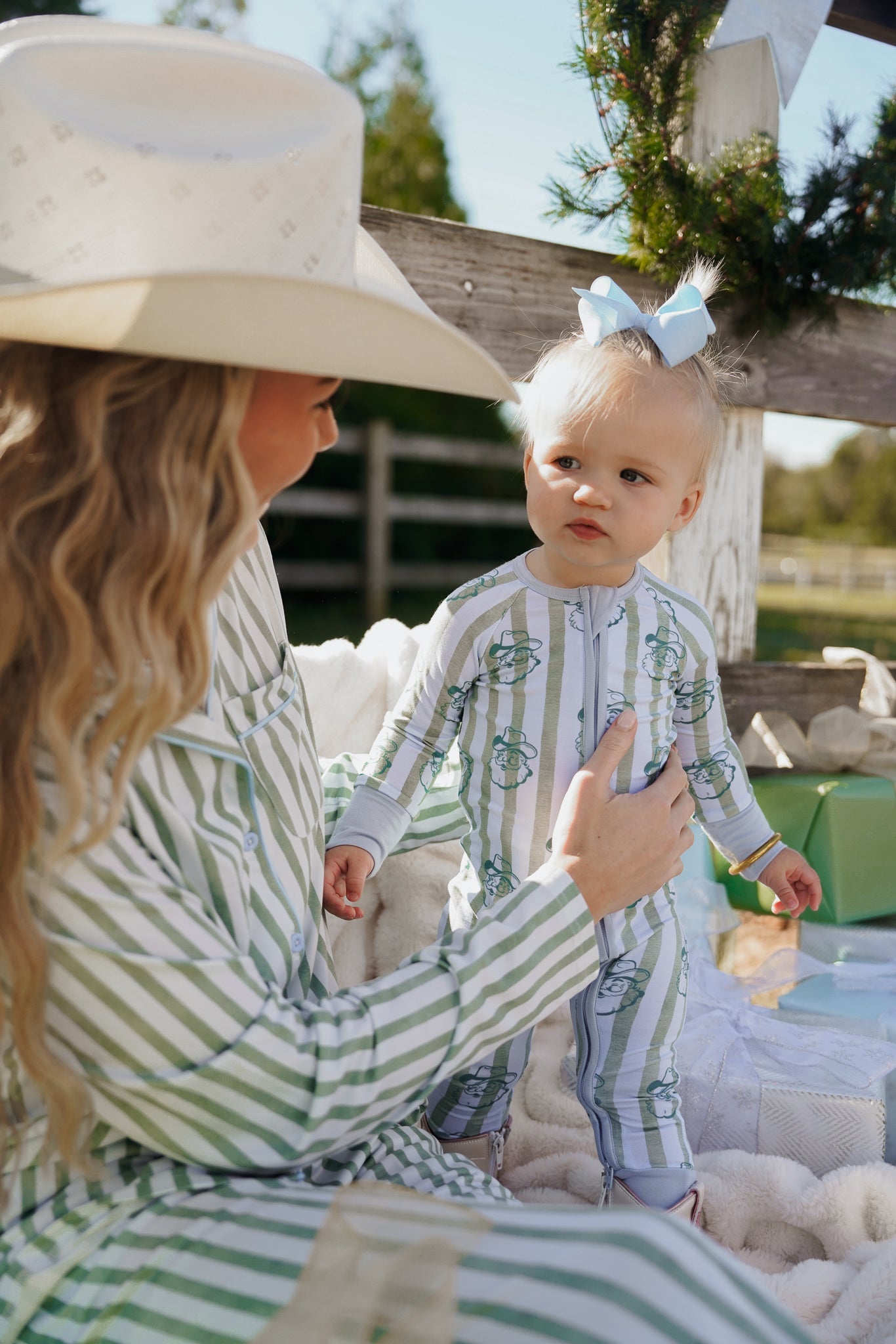 Pajamas Cowboy Claus - Bamboo Sleeper