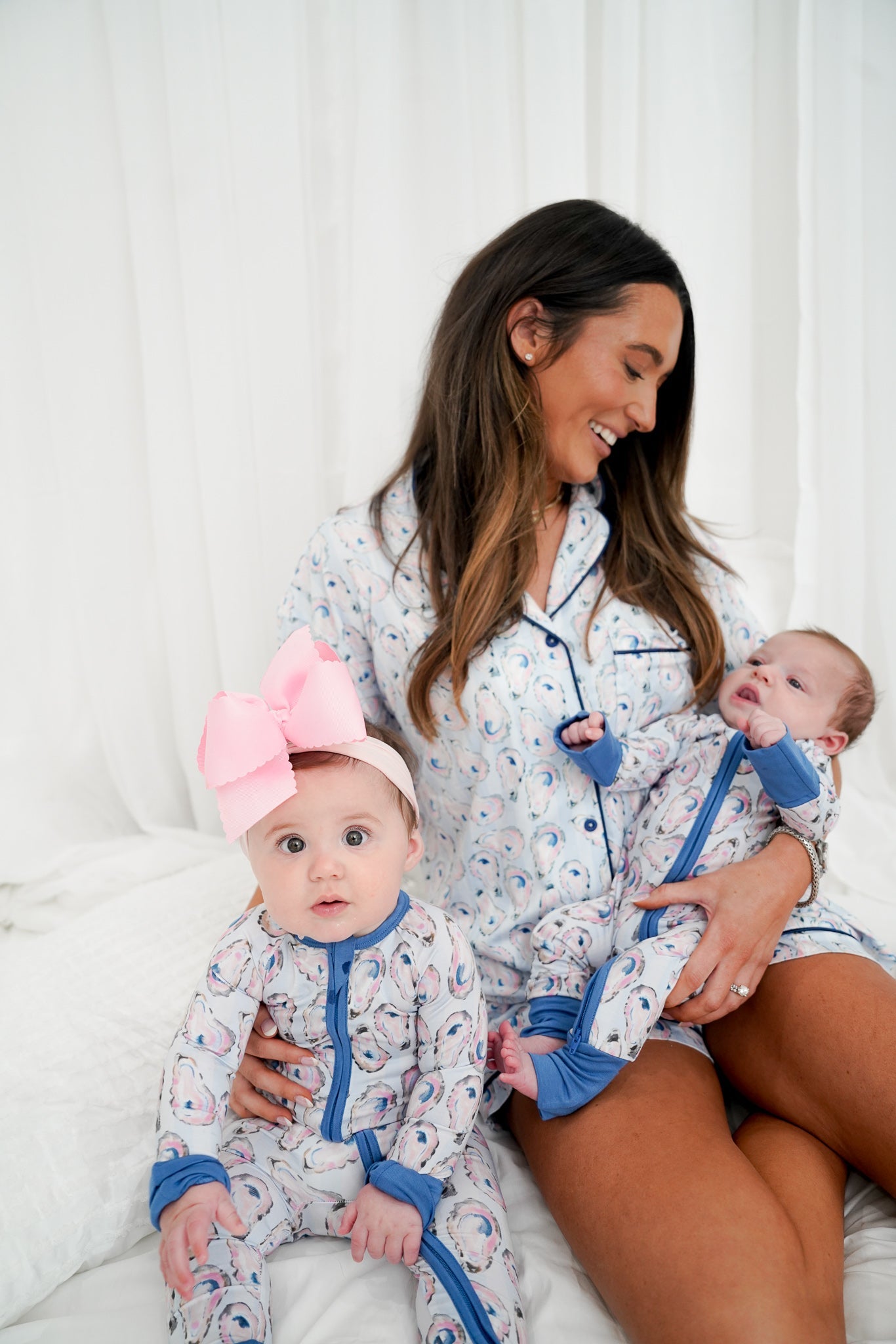 Pajamas Blue Oysters - Bamboo Sleeper