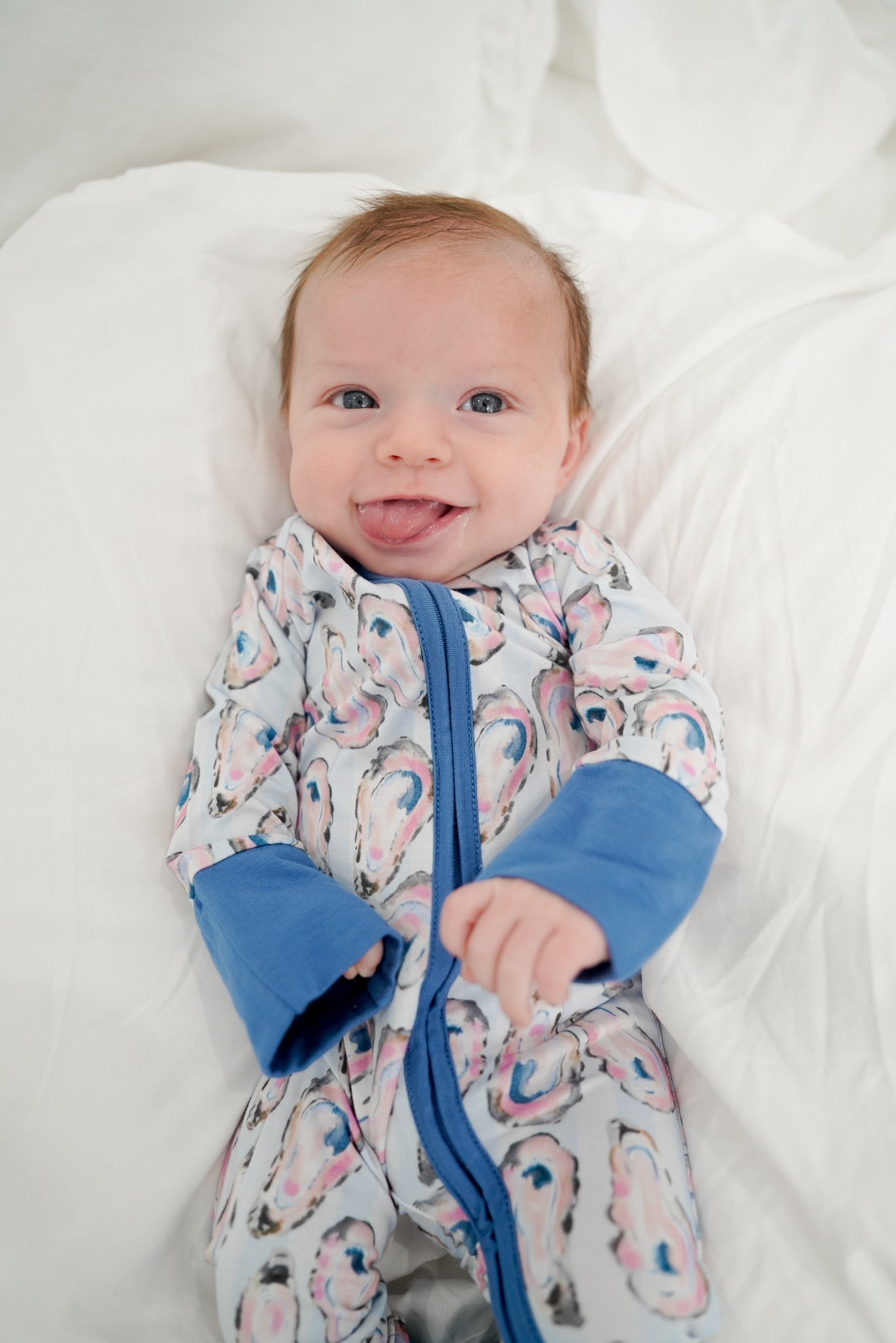 Pajamas Blue Oysters - Bamboo Sleeper