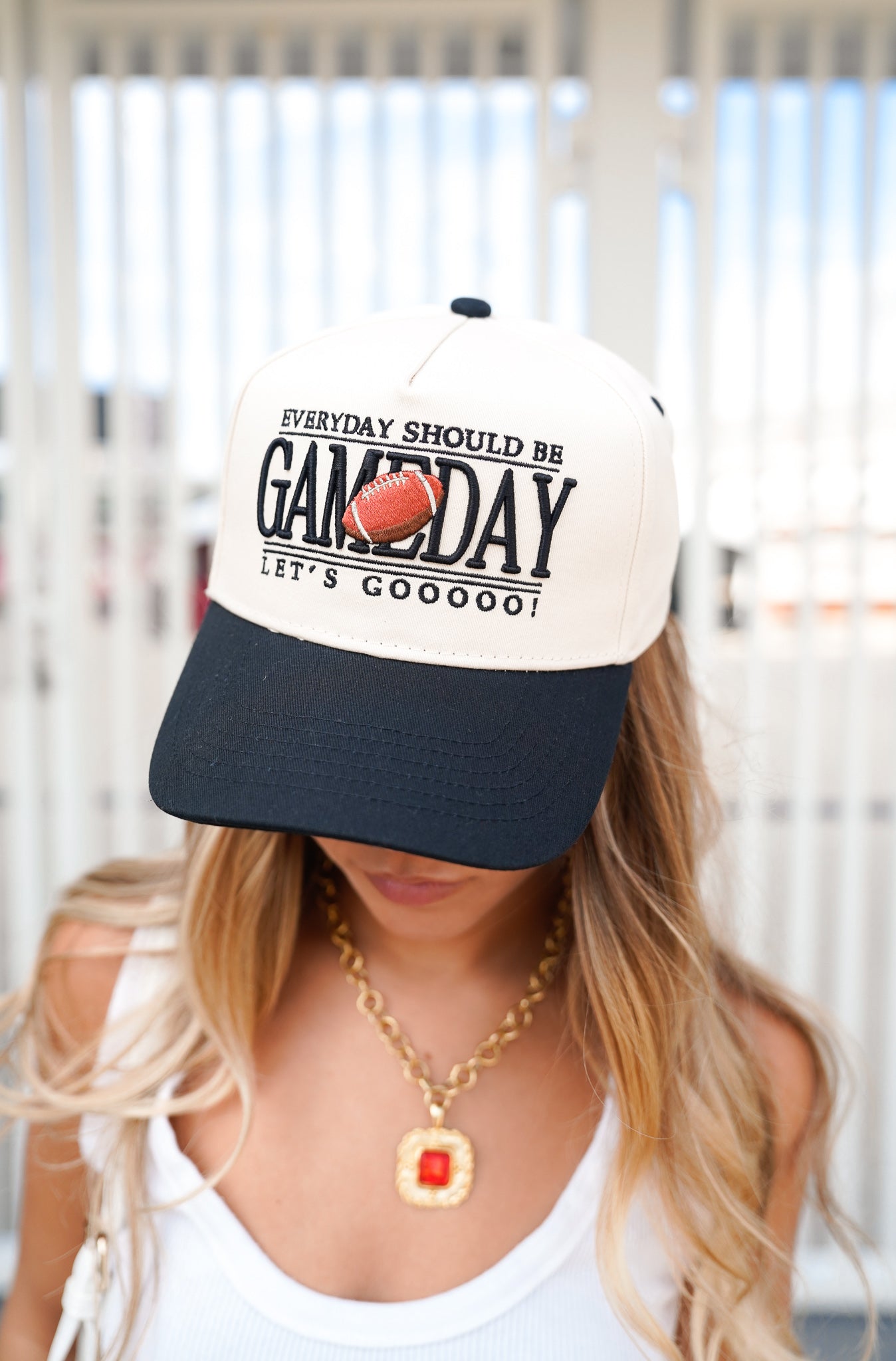Everyday Should Be Gameday - Black Vintage Trucker Hat