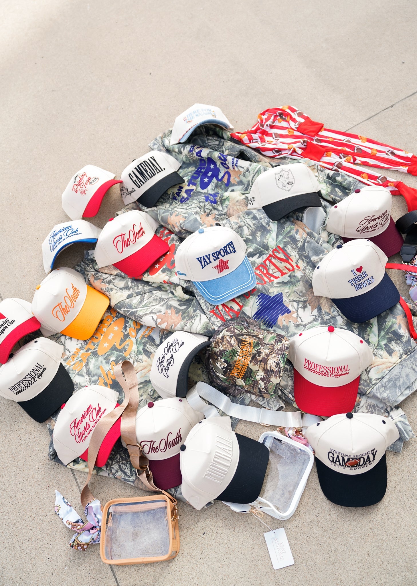 GAMEDAY. - Not My First Tailgate Vintage Trucker Hat