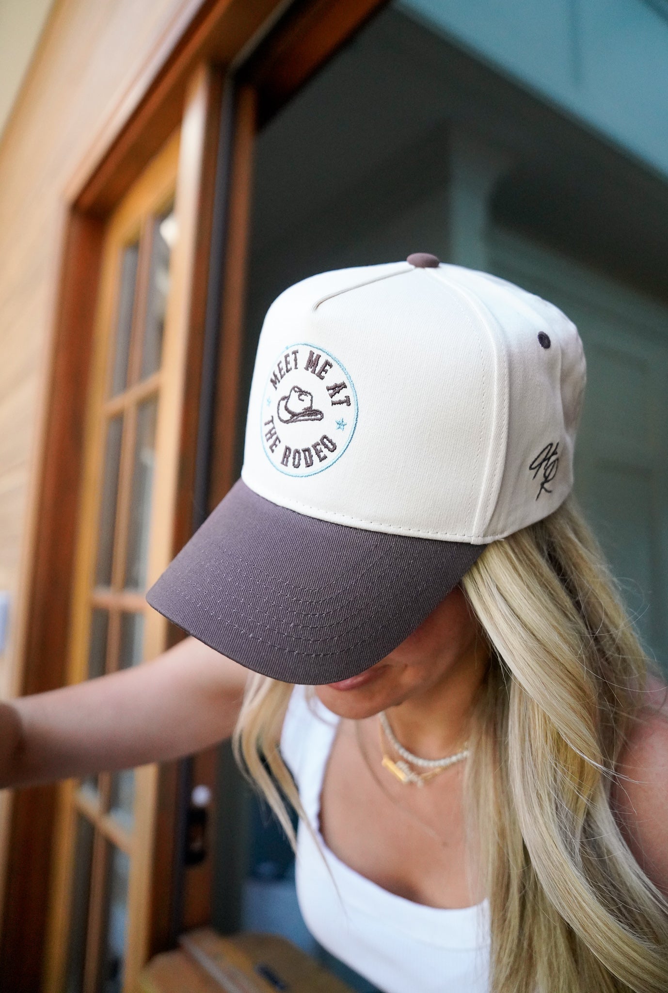 Hat Meet me at the Rodeo - Brown Vintage Trucker Hat