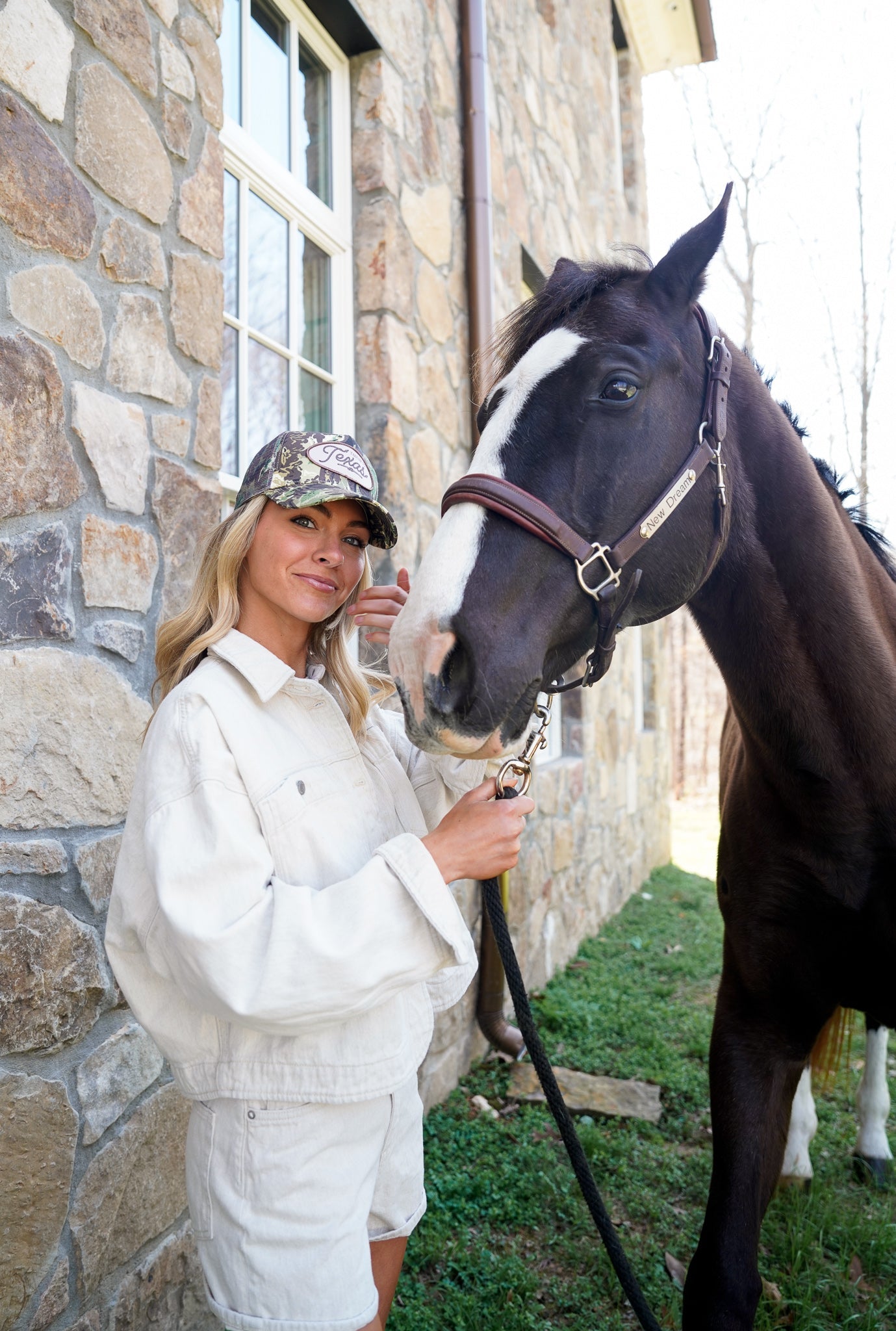 Hat Take me to Texas - Camo Vintage Trucker Hat