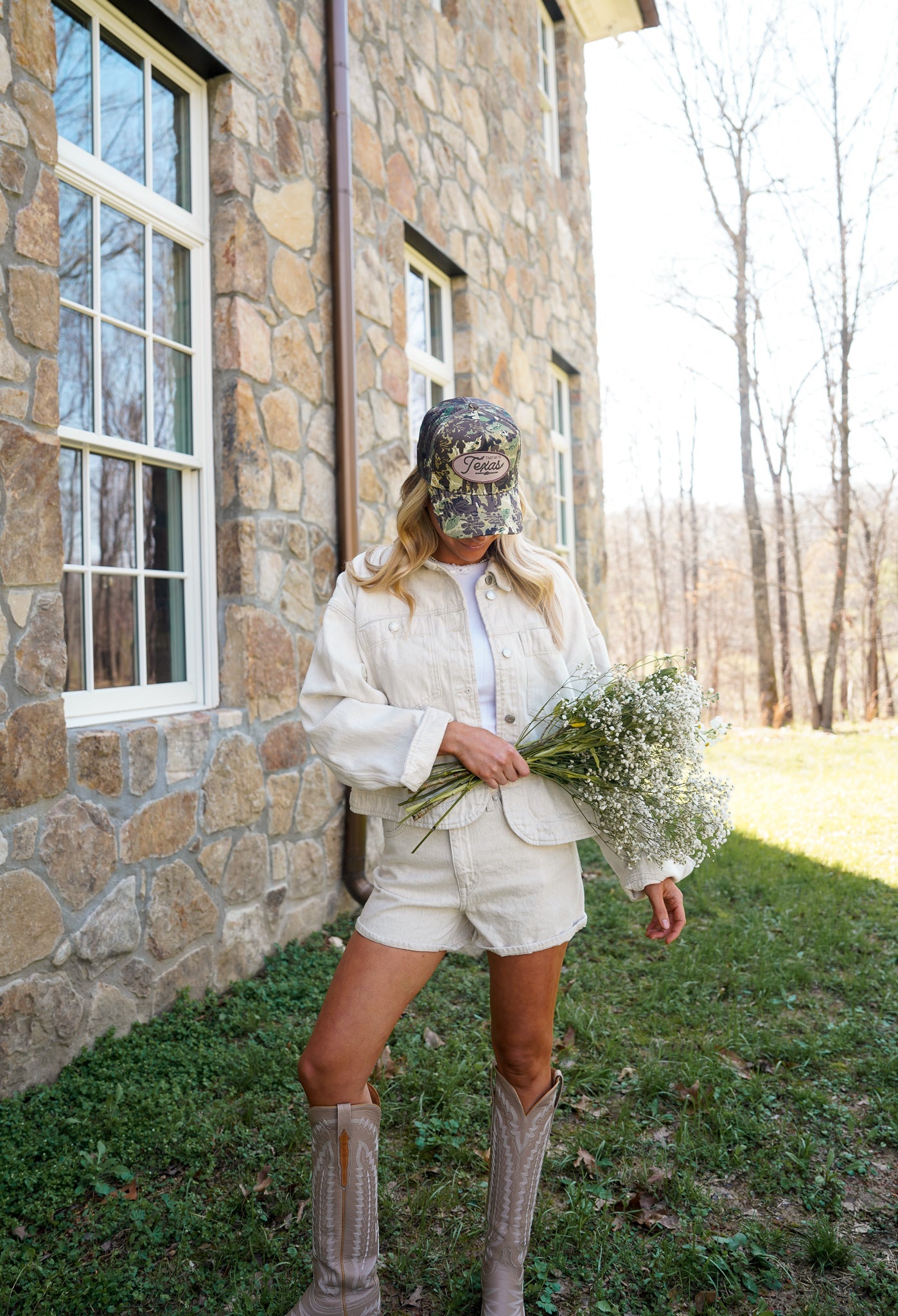 Hat Take me to Texas - Camo Vintage Trucker Hat