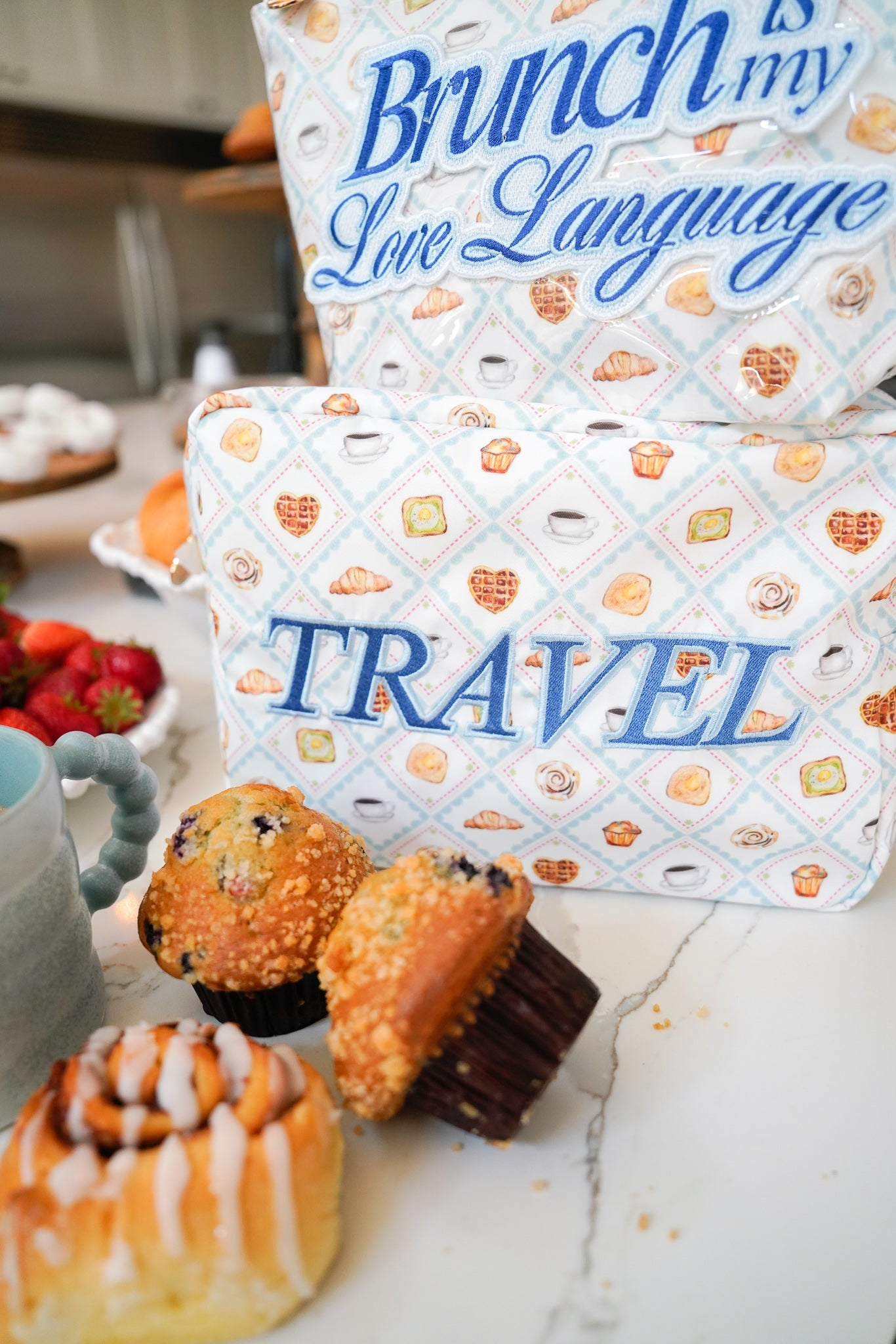 Travel Bag Brunch is my Love Language - Clear Coat Bag