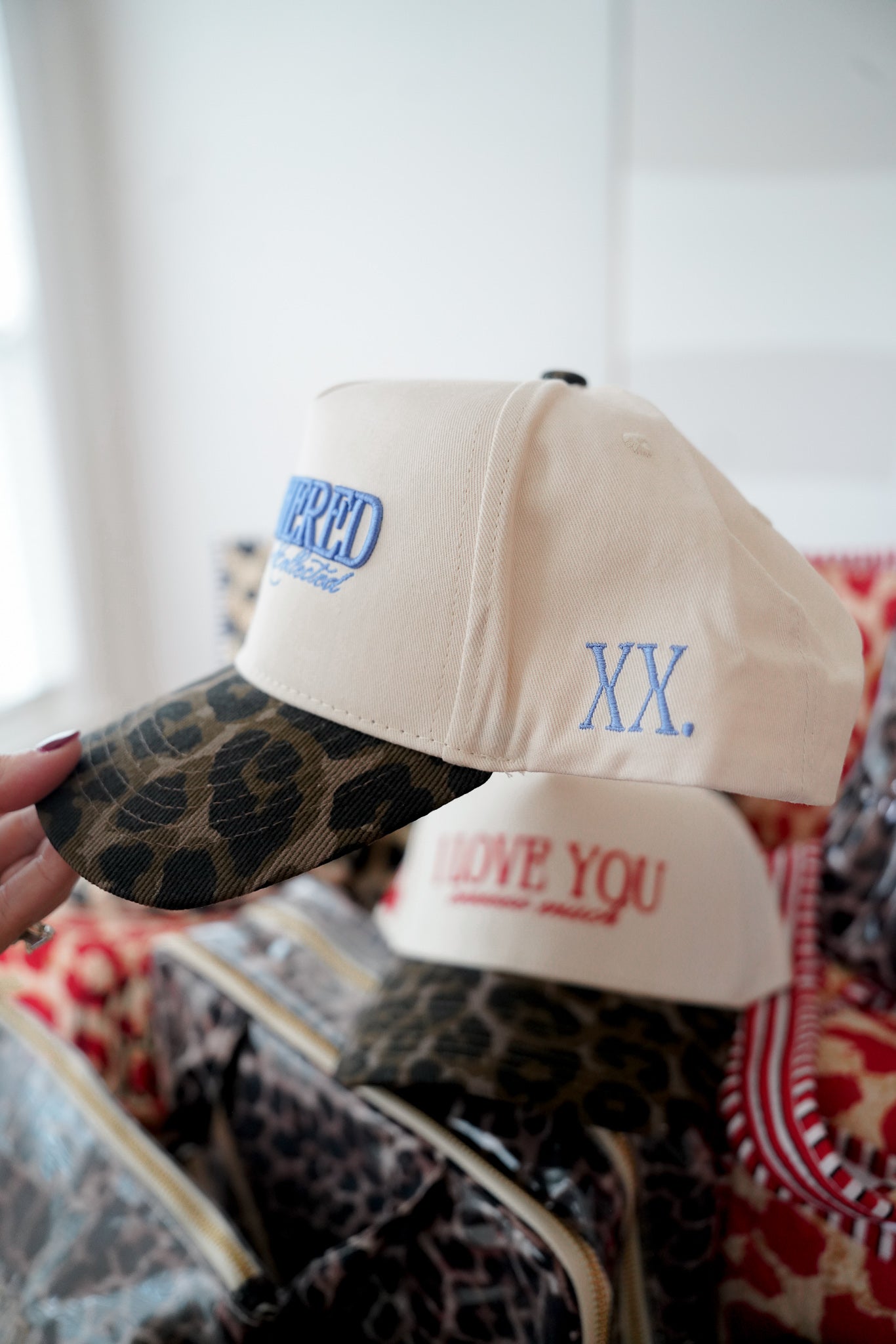 Hat Unbothered - Leopard Vintage Trucker Hat