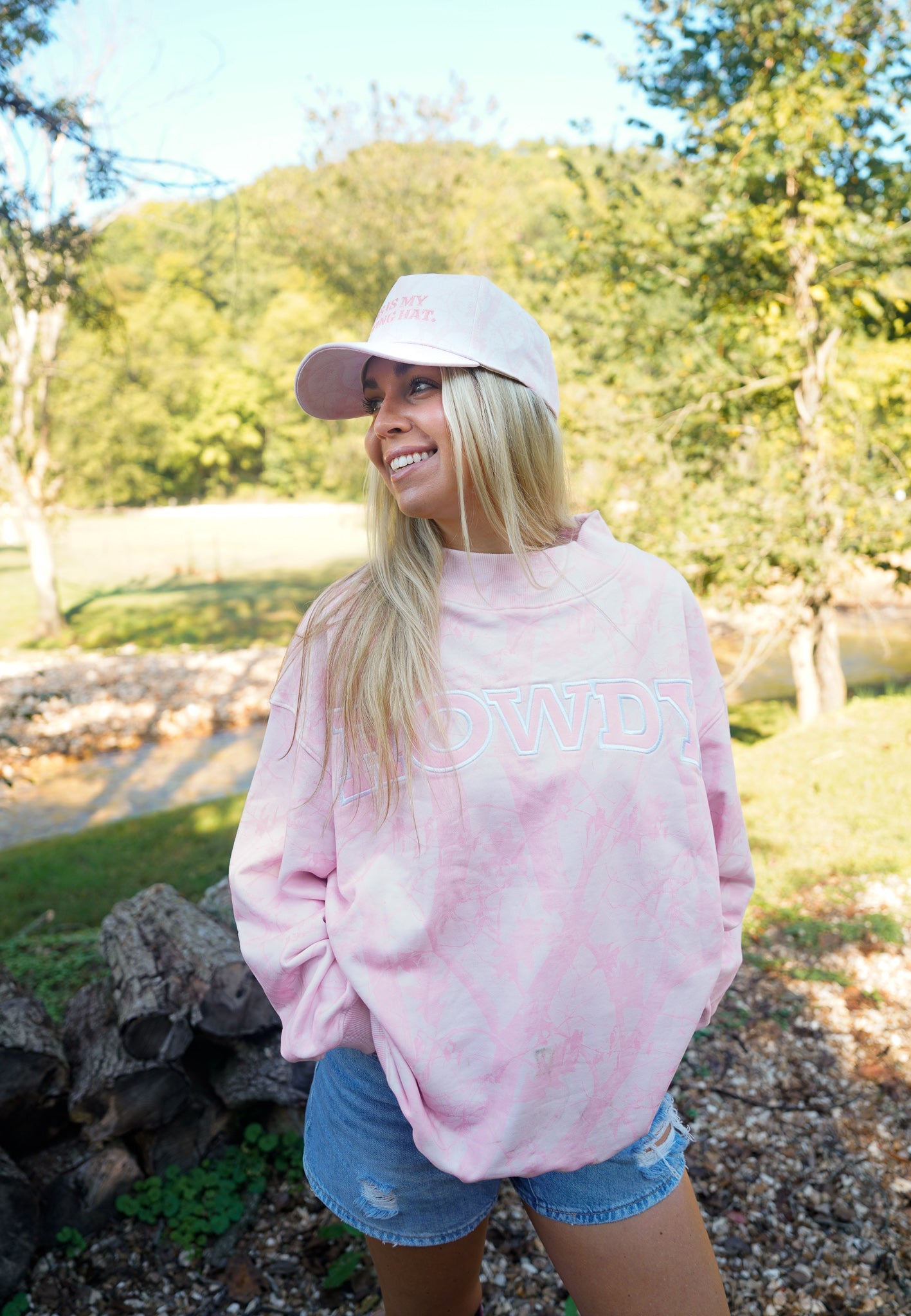 Hat This is my Hunting Hat. - Camo Trucker Hat