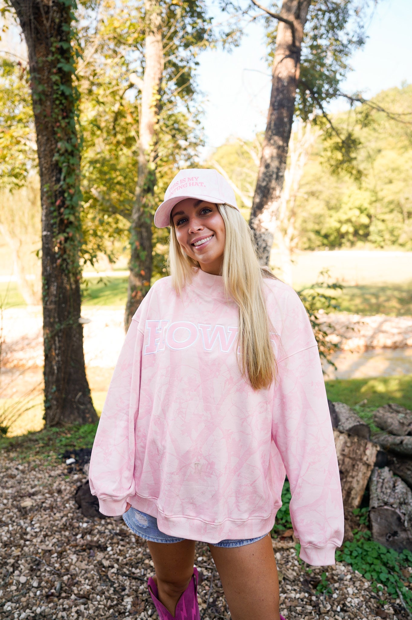 Hat This is my Hunting Hat. - Camo Trucker Hat