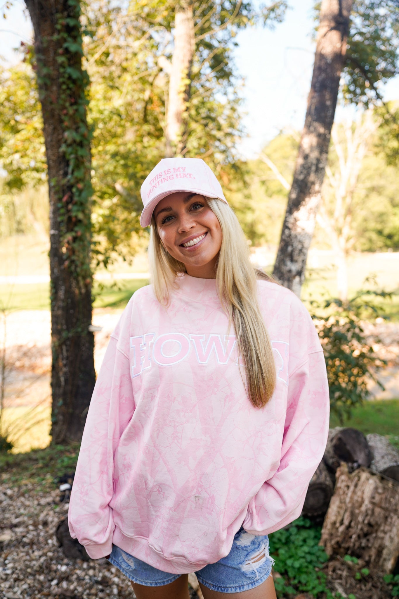 Hat This is my Hunting Hat. - Camo Trucker Hat