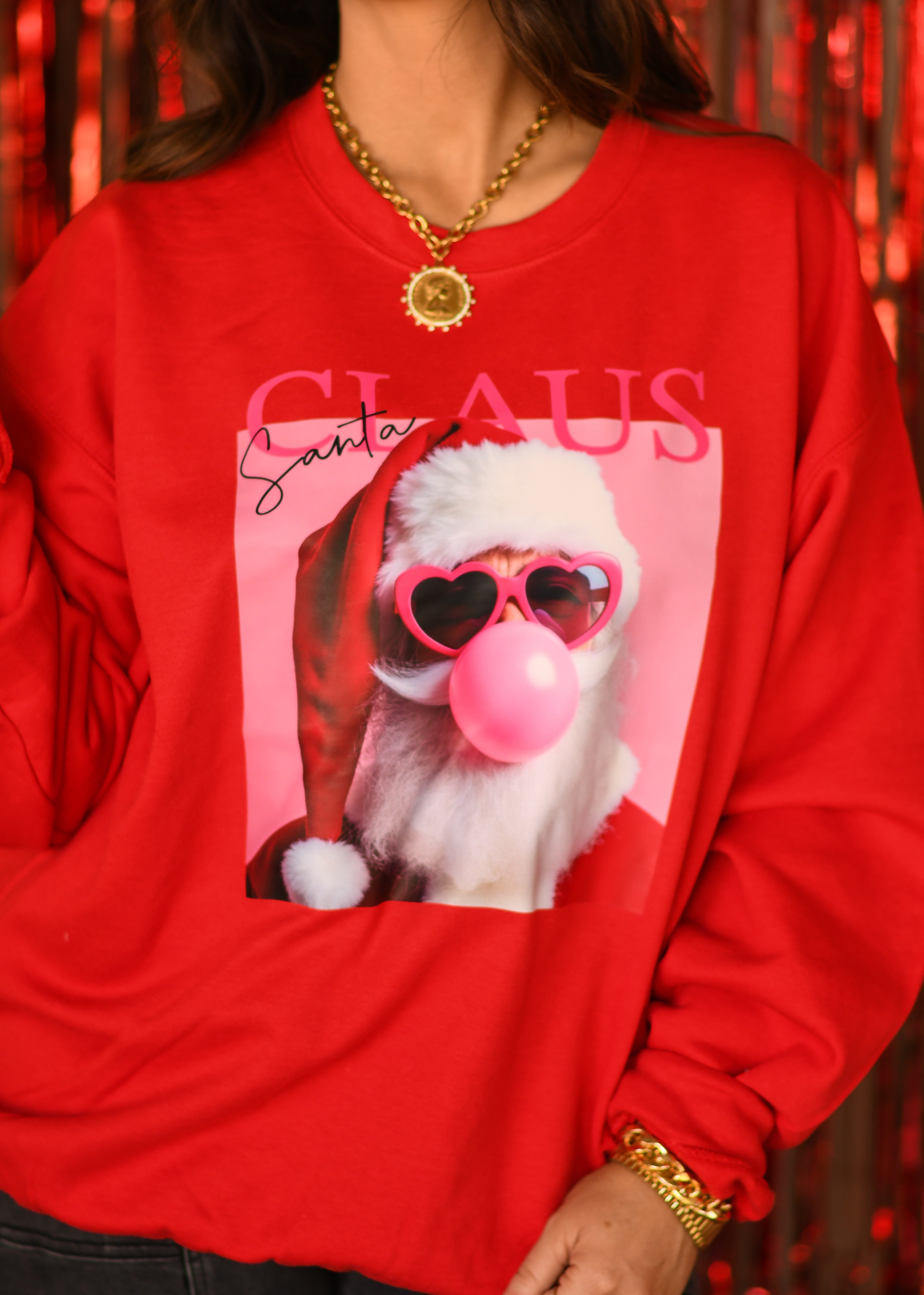 *SALE* RTS Santa Claus Bubblegum Poster Sweatshirt