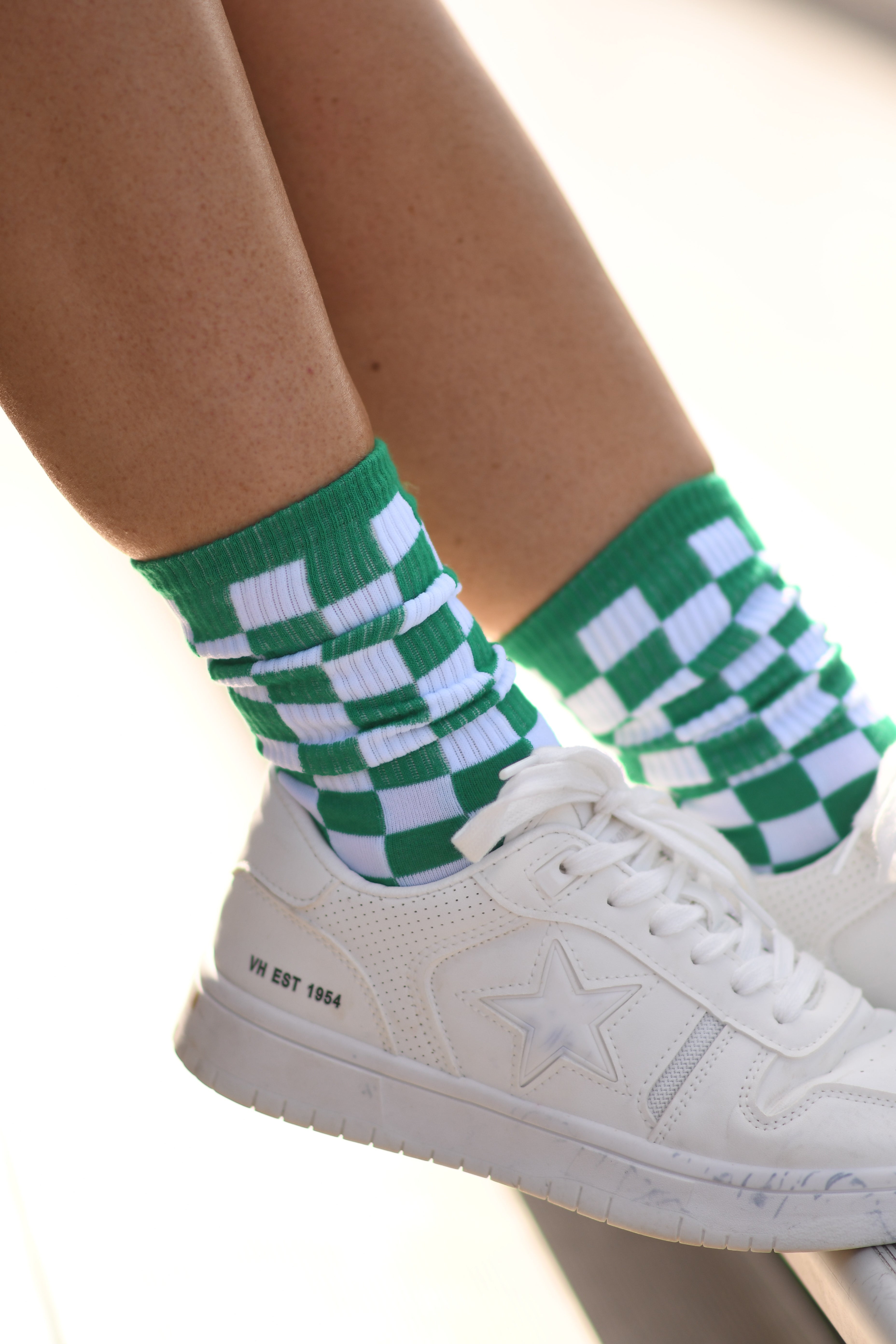 GREEN GAME DAY SOCKS