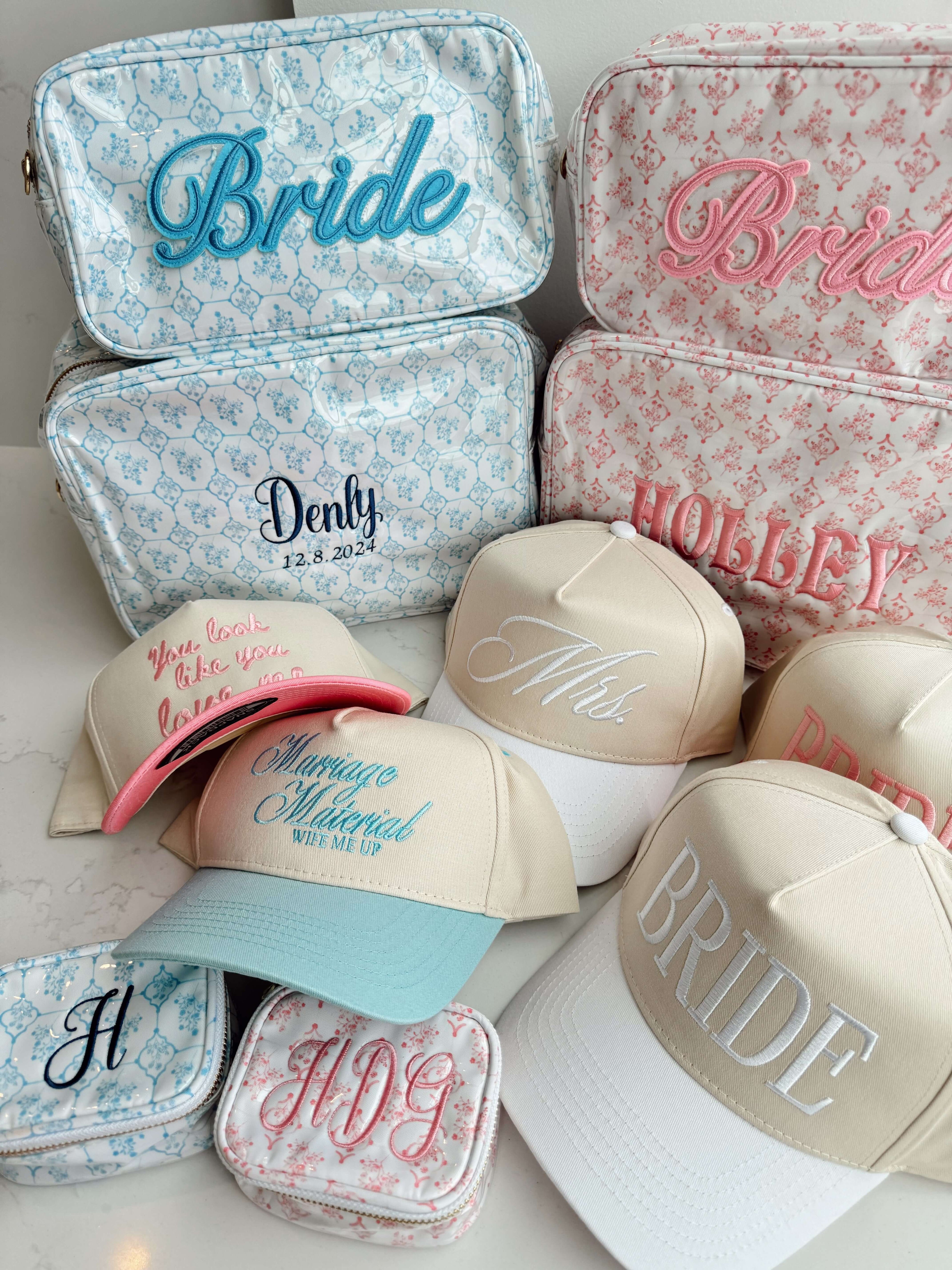 Hat Marriage Material - Blue Vintage Trucker Hat