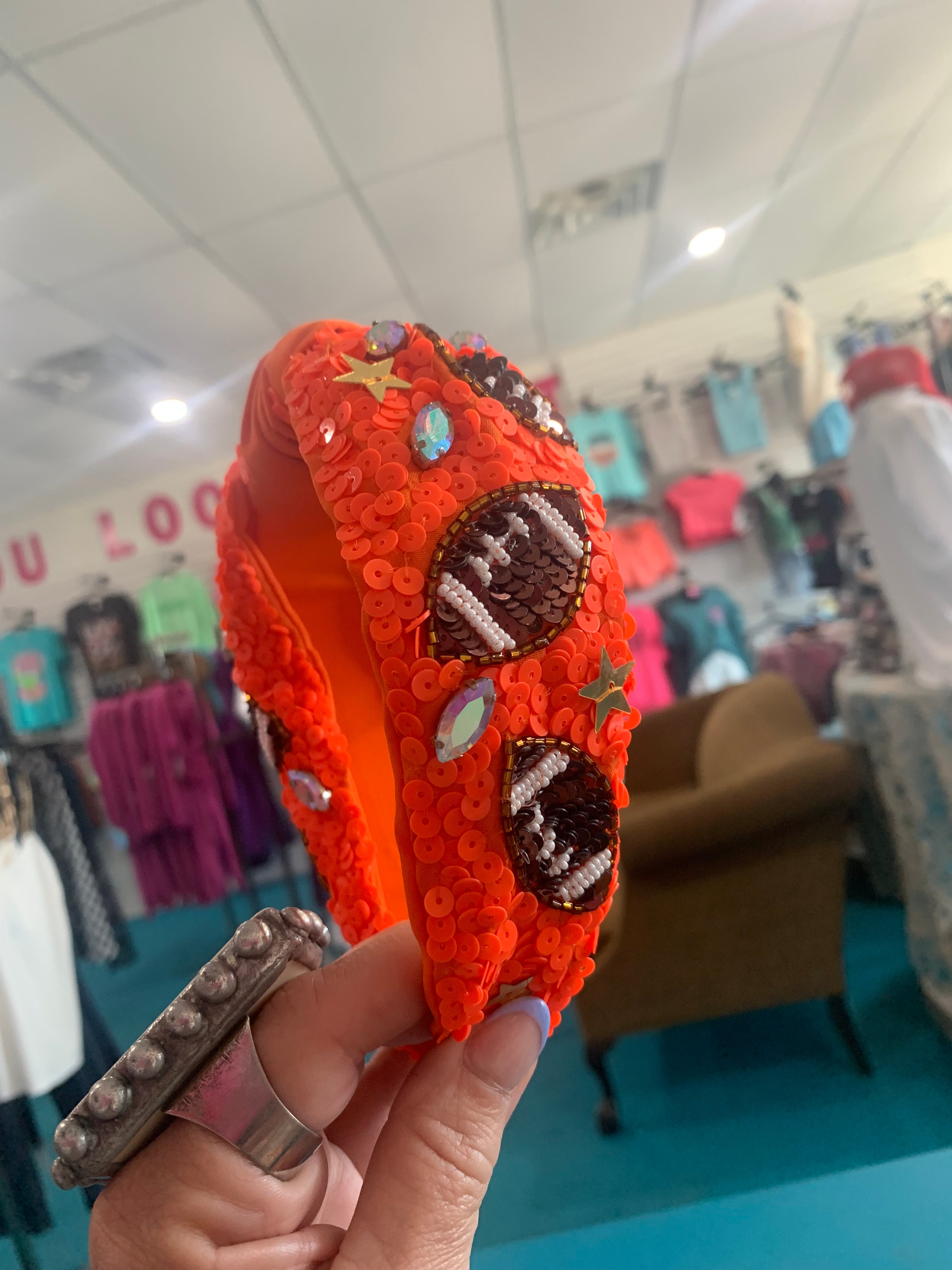 Sports headbands Sequin & Beaded Sport Headbands