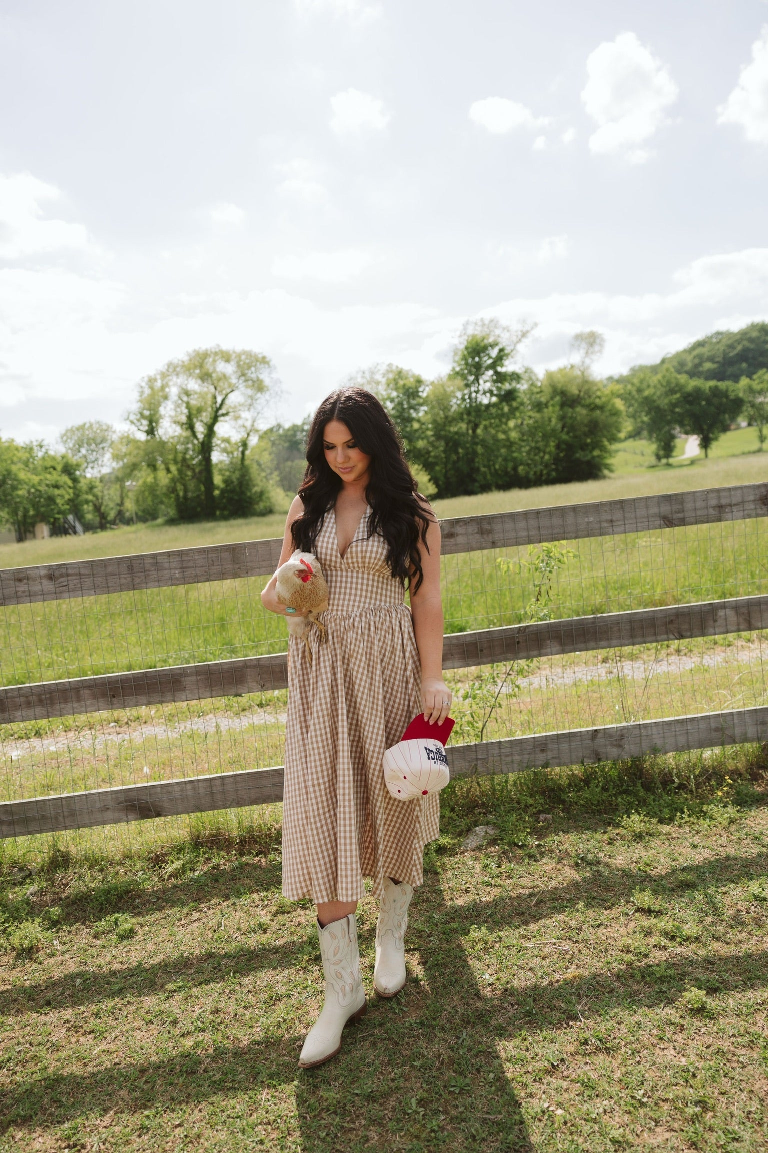 Hat Made in America - Red Stripe Vintage Trucker Hat