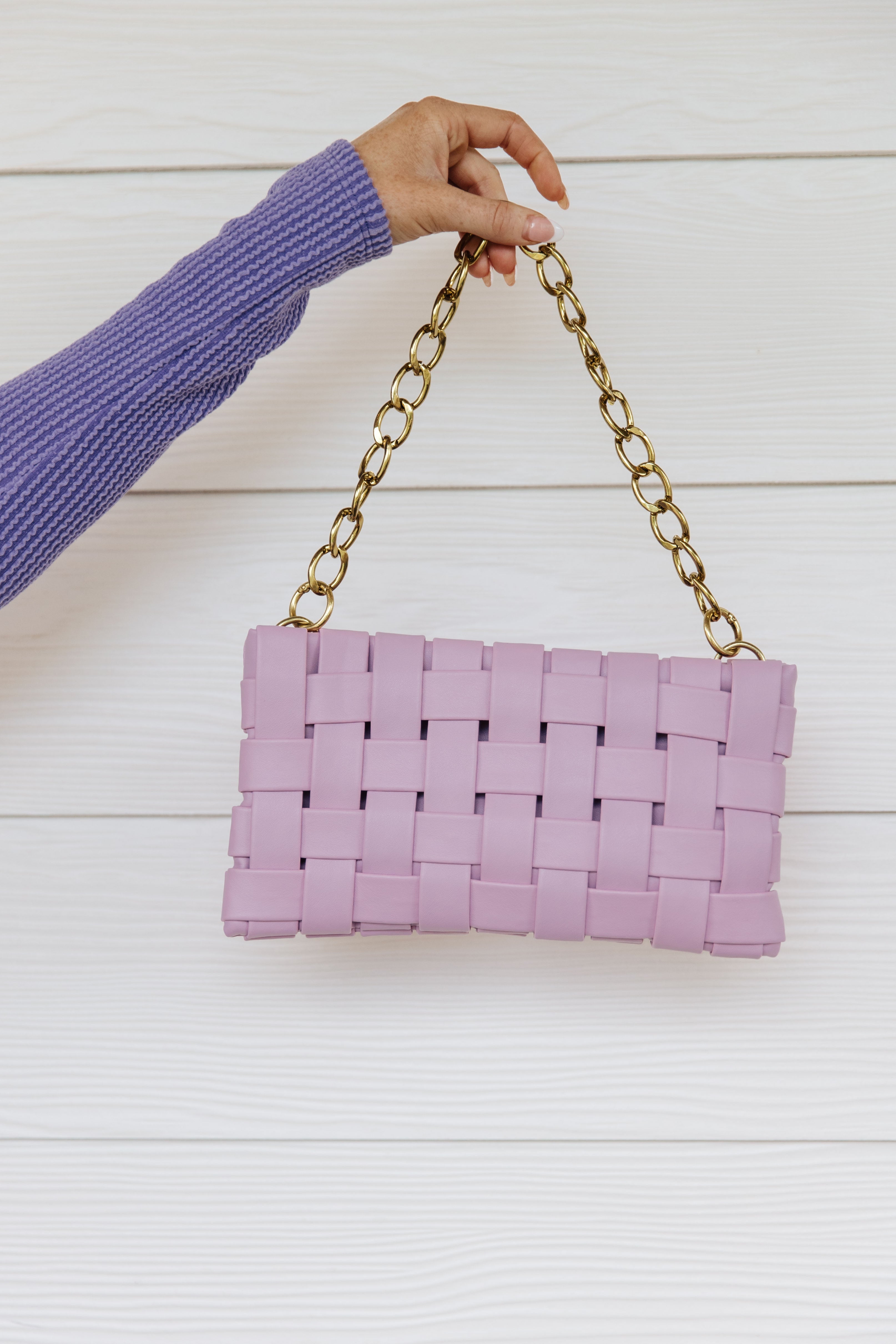 Accessories Forever Falling Handbag in Lilac