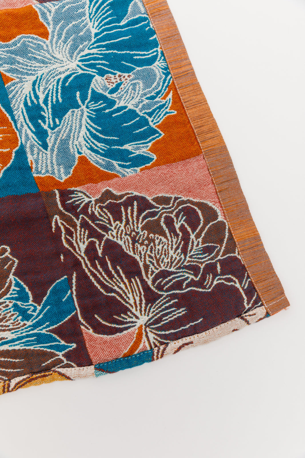 Home & Decor Luxury Beach Towel in Block Floral