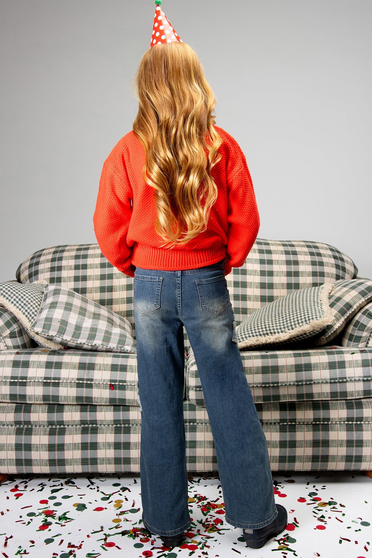 Girls StarGirl Wide Leg Jeans