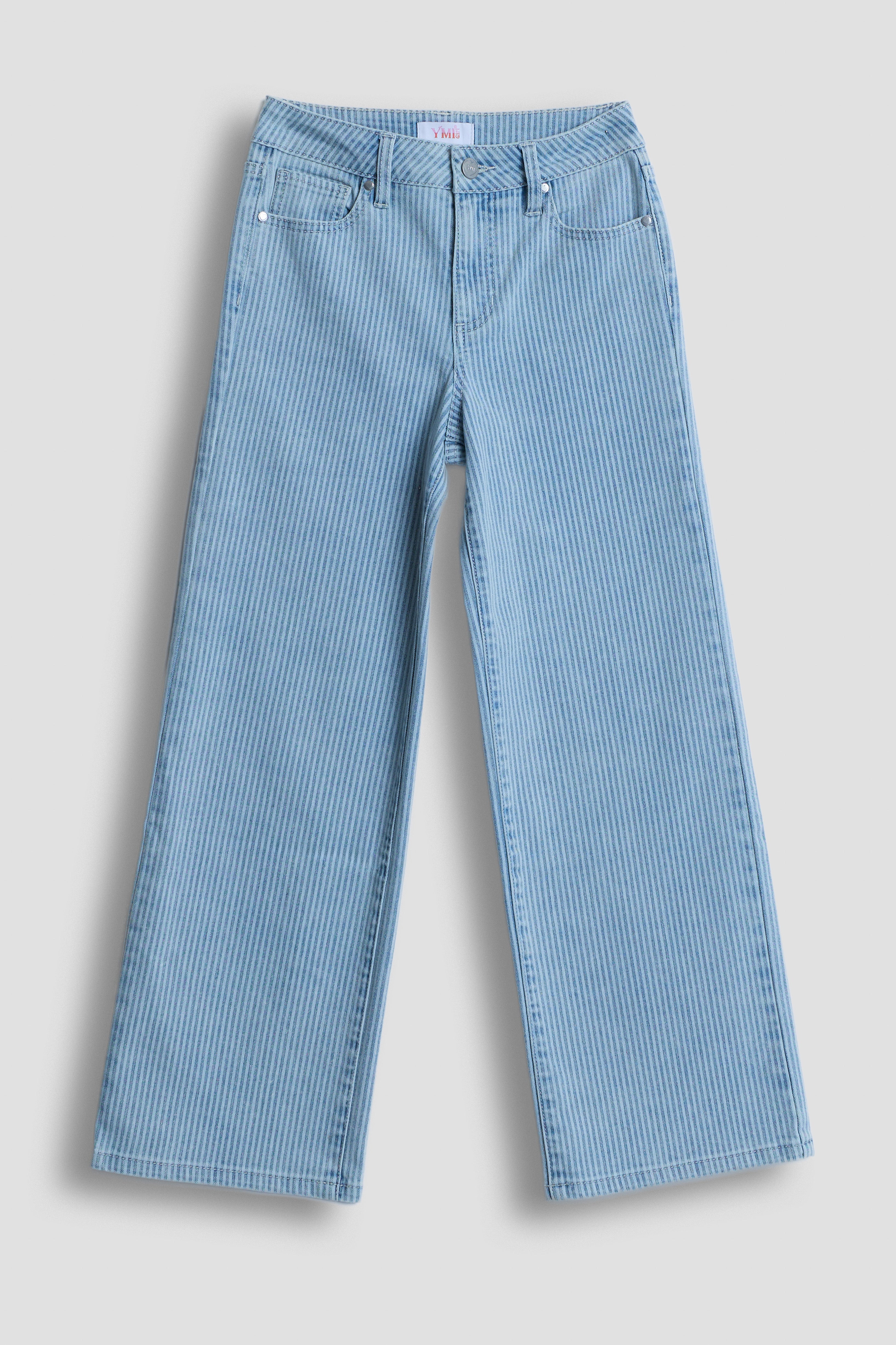 Pants Girls Wide Leg Twill Stripe Pant