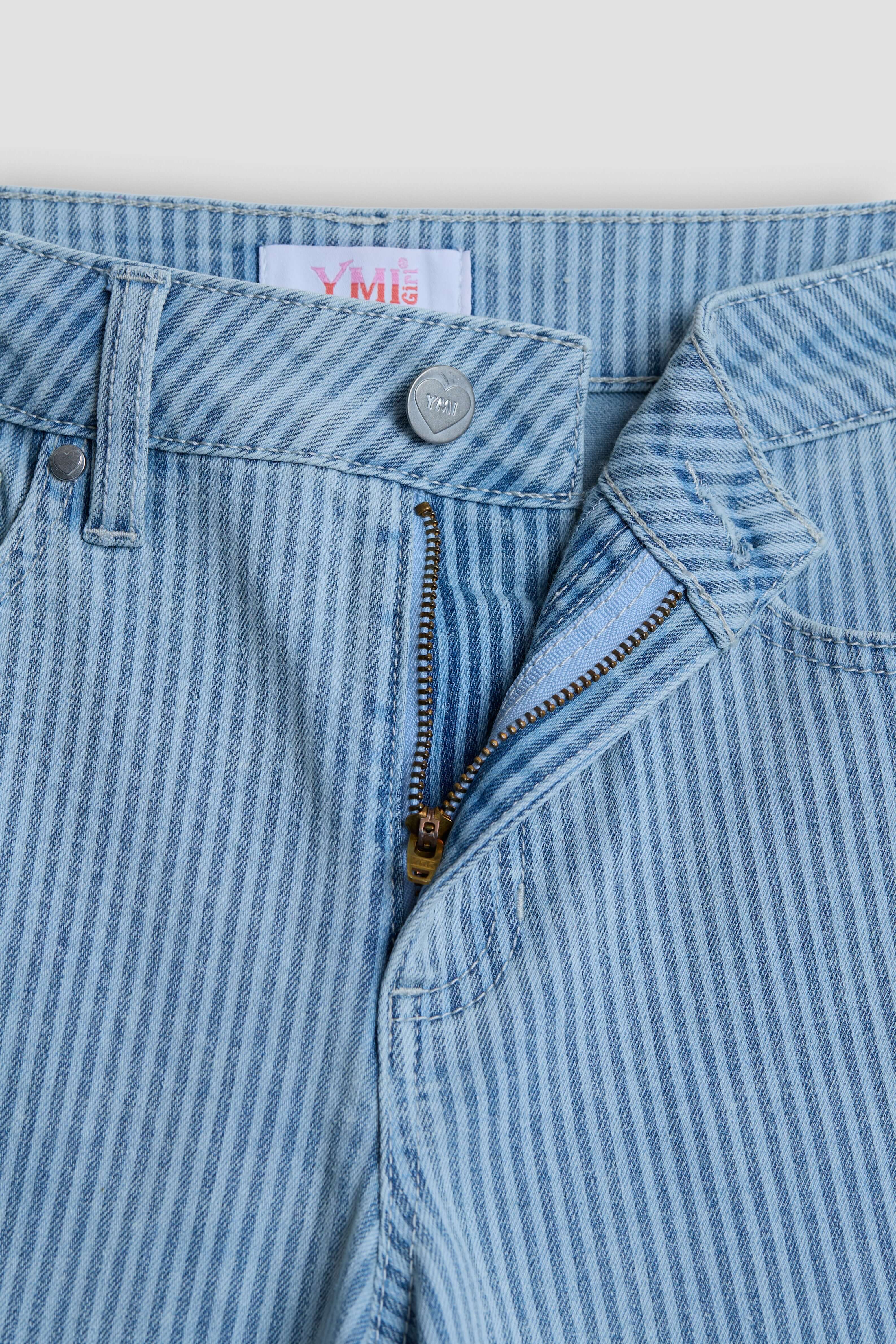 Pants Girls Wide Leg Twill Stripe Pant