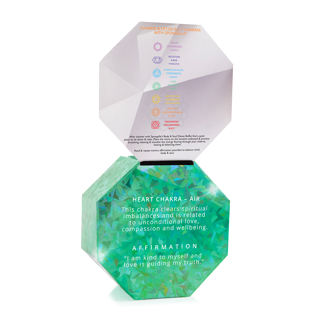 Body Wash Infused Buffer Geranium Moon | Spiritual Detox (Green Aventurine)