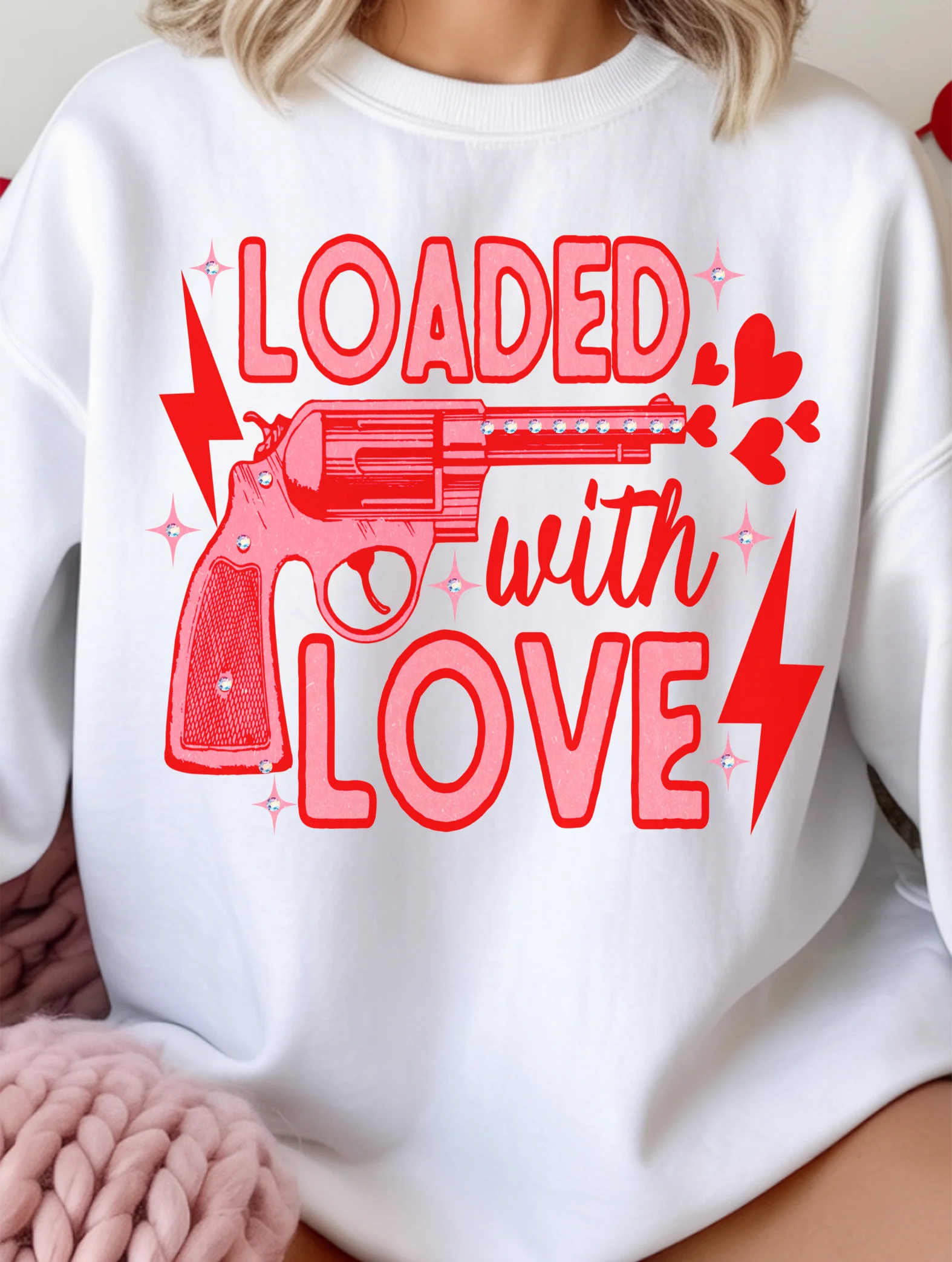 Loaded With Love Valentine’s Graphic Tee or Sweatshirt