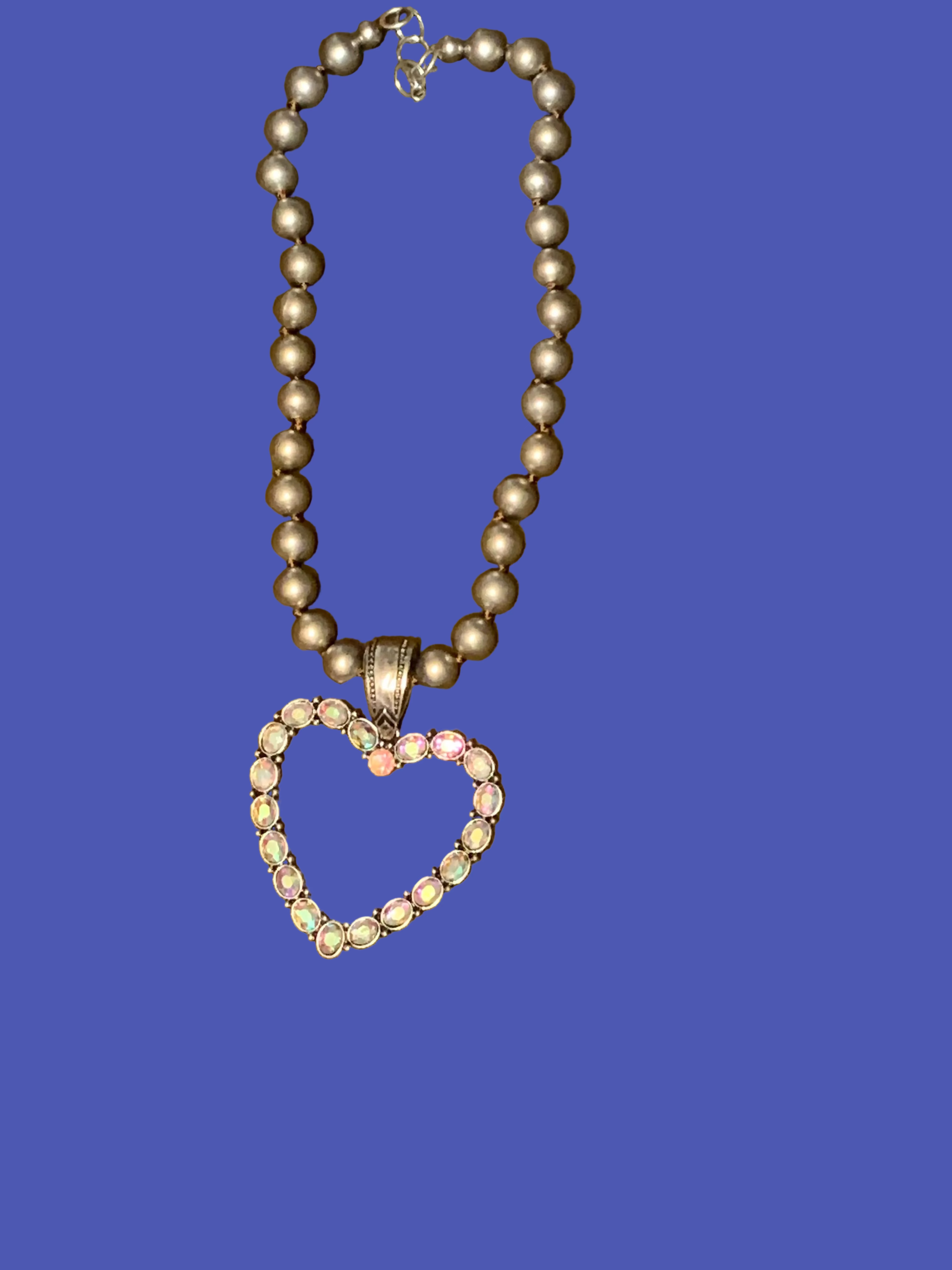 Iridescent Heartbeat Necklace