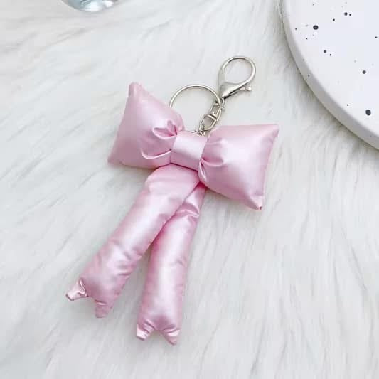 Puffer Bow Key Chain