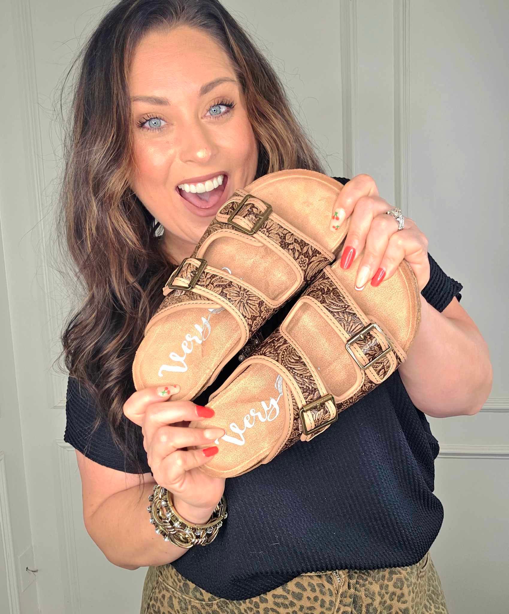 Sandals Lainey Tooled Sandal by Very G