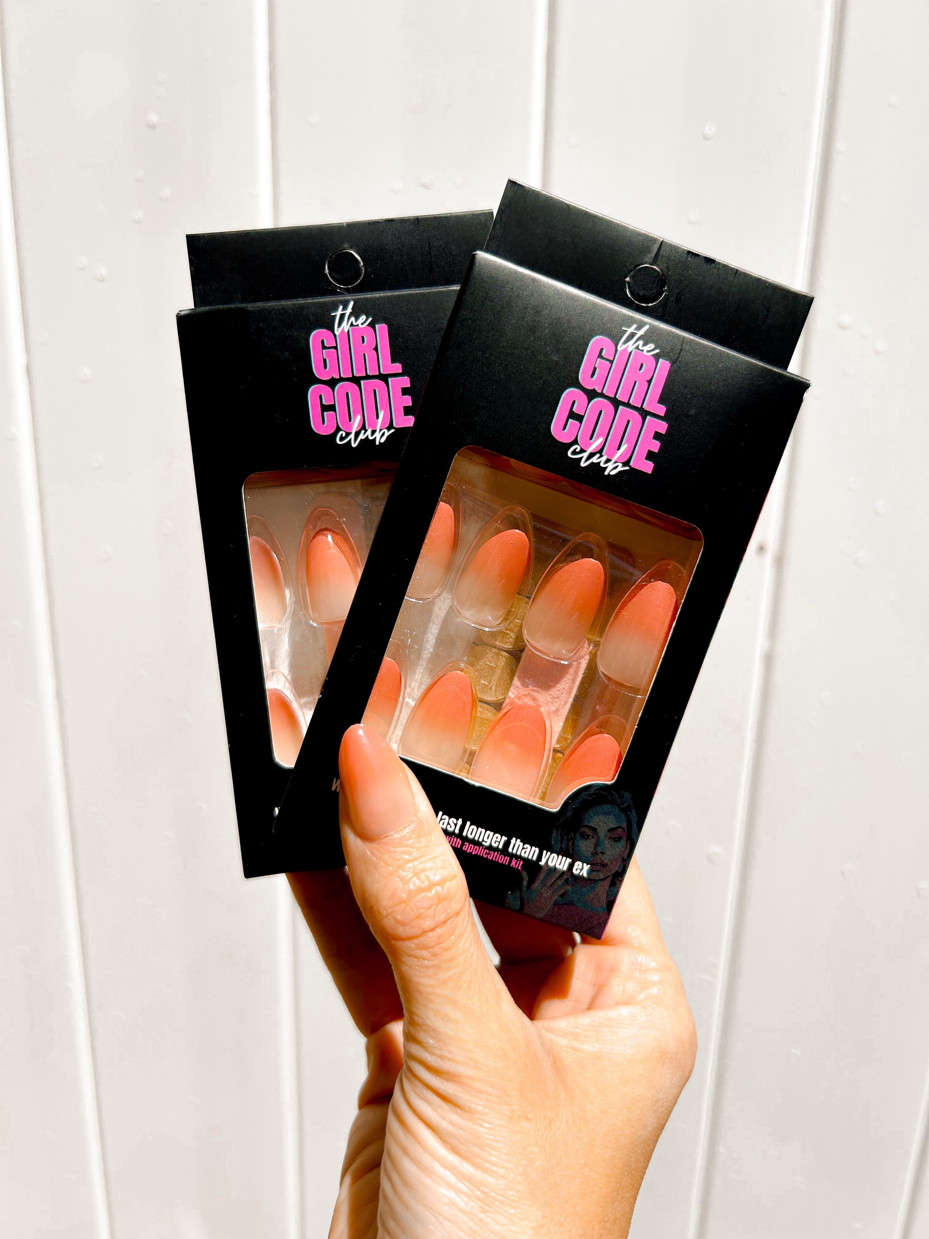 Nails “Orangesicle” Press-On Nail Kit