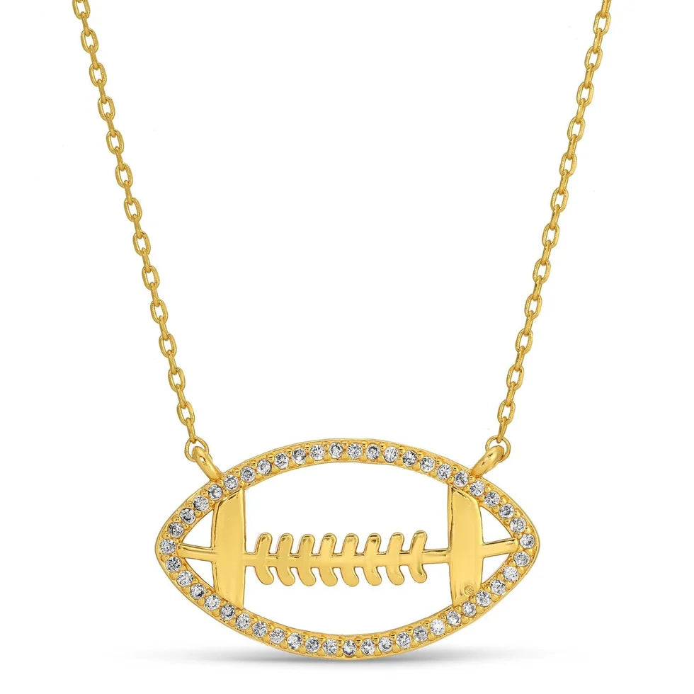 Gold Football Jewelry