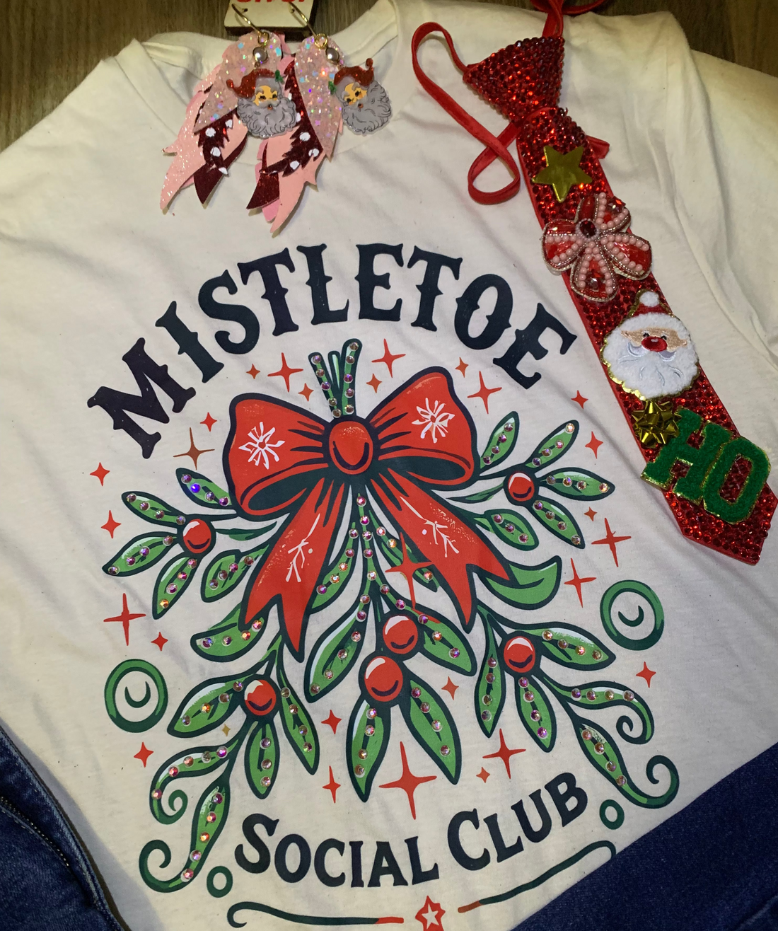 Mistletoe Social Club Tee