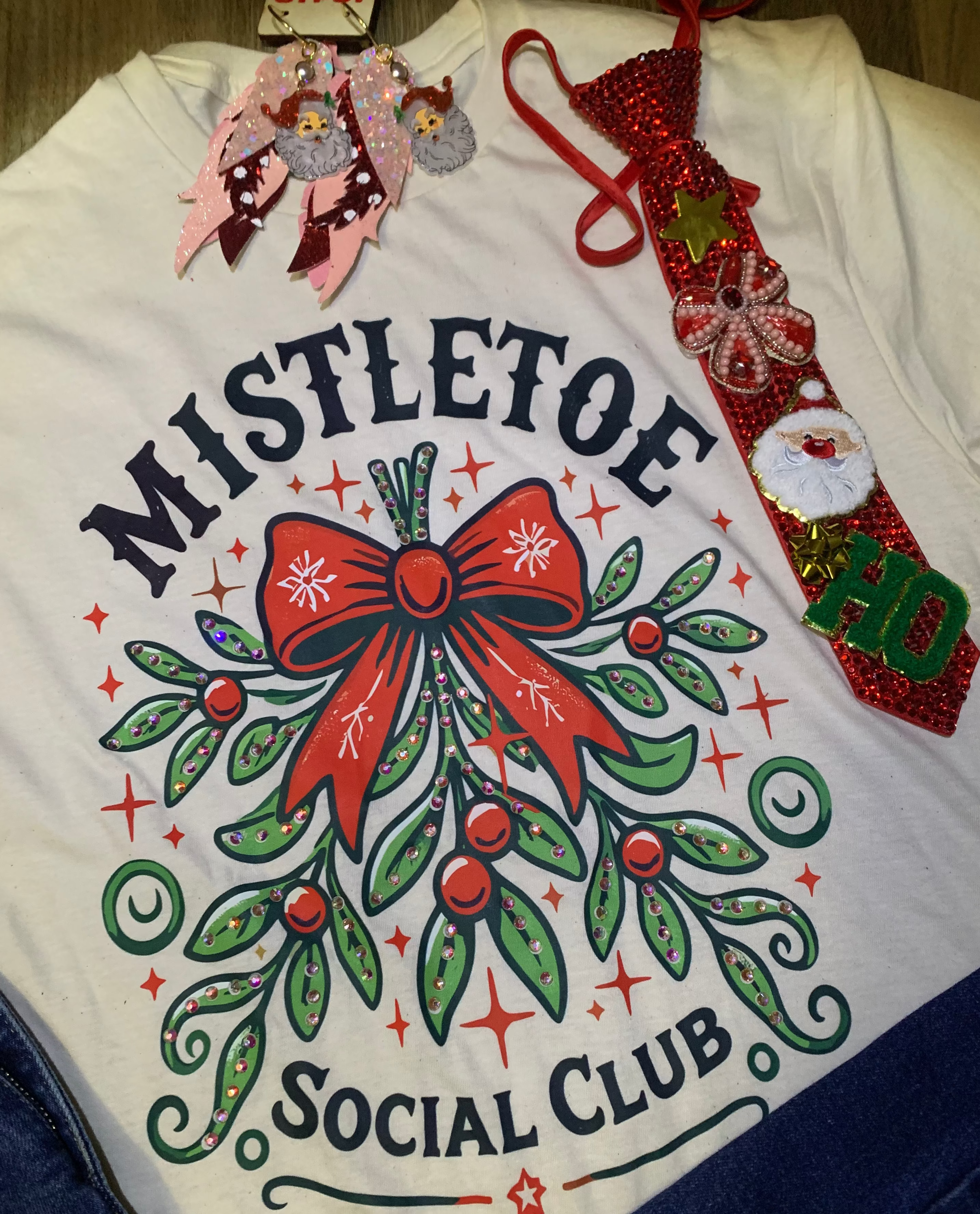 Mistletoe Social Club Tee