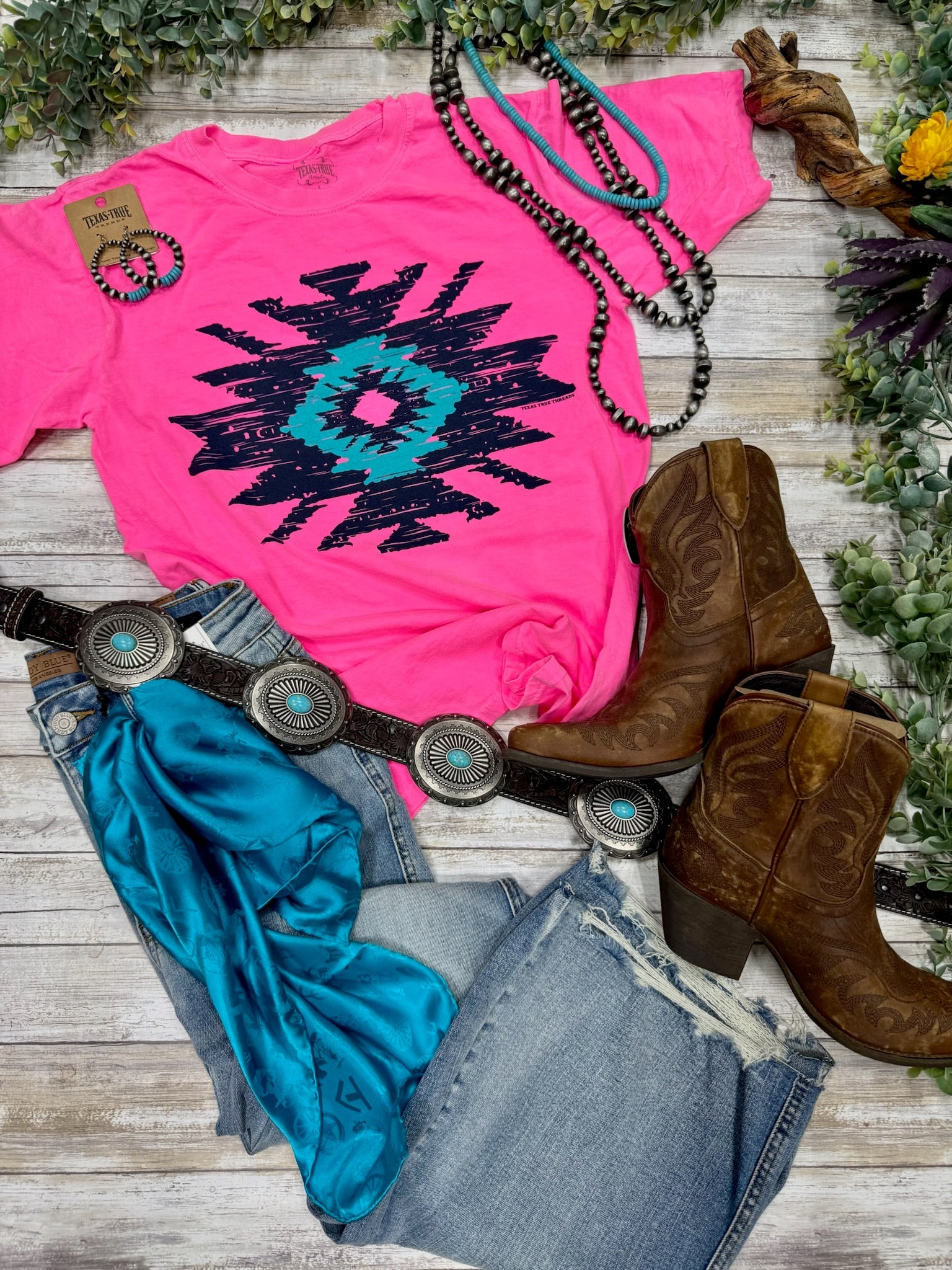 Tees Ashley Aztec Tee