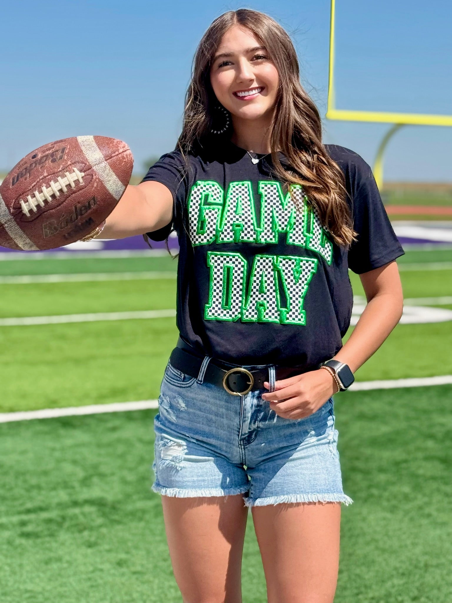 Checkered Game Day Custom Tee