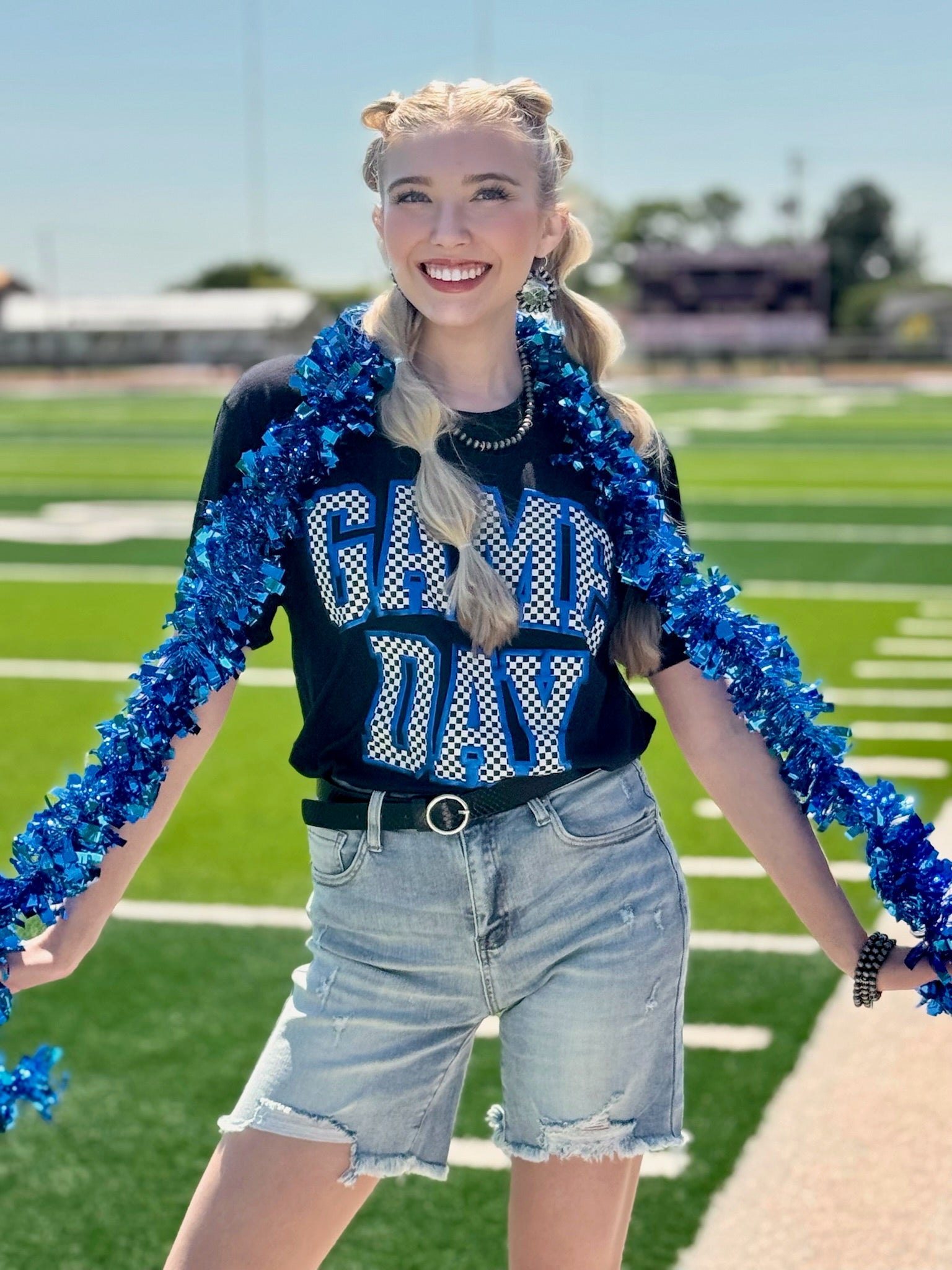 Checkered Game Day Custom Tee