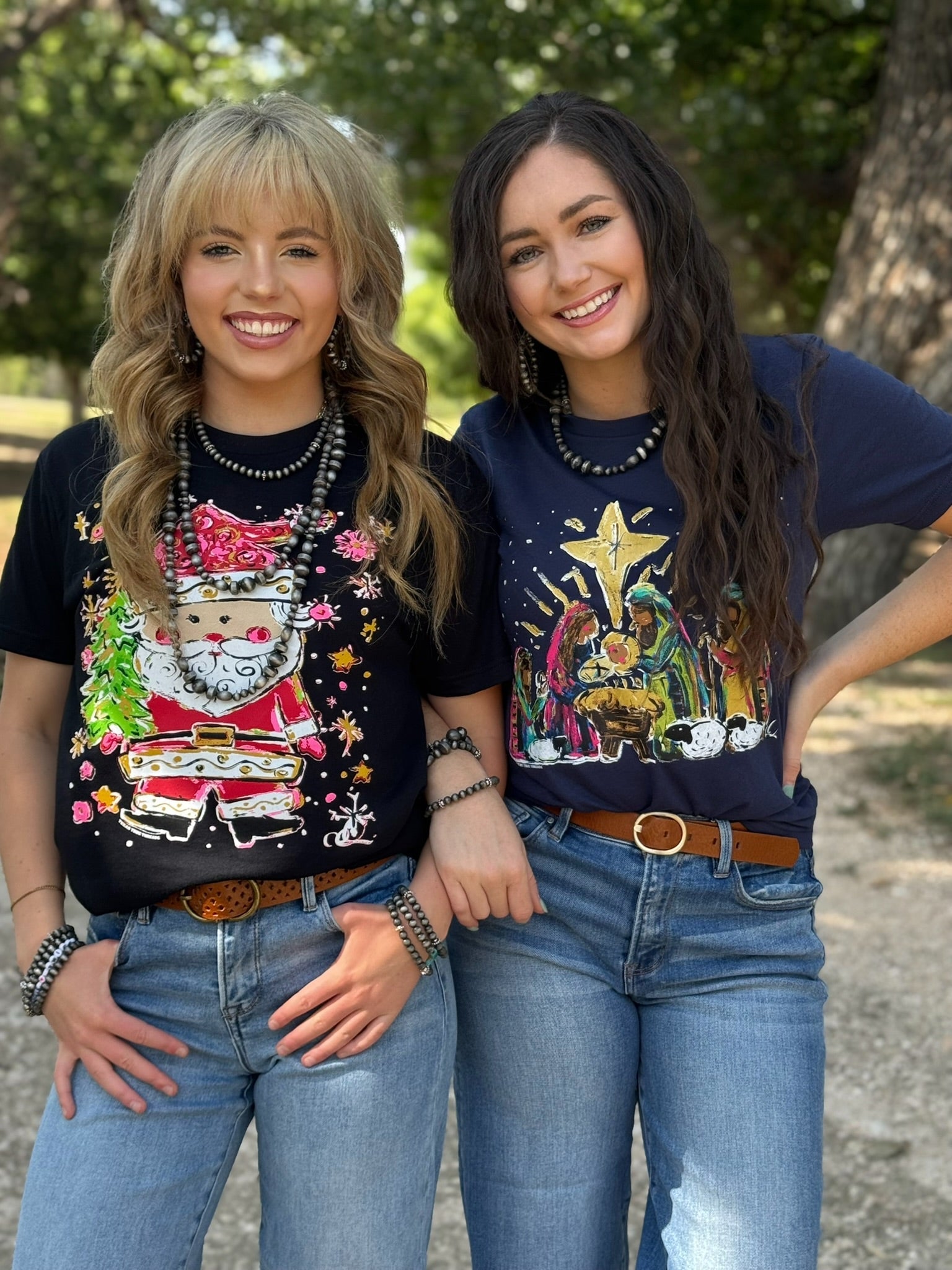 Callie Ann Stelter Nativity Scene Tee & Sweatshirti