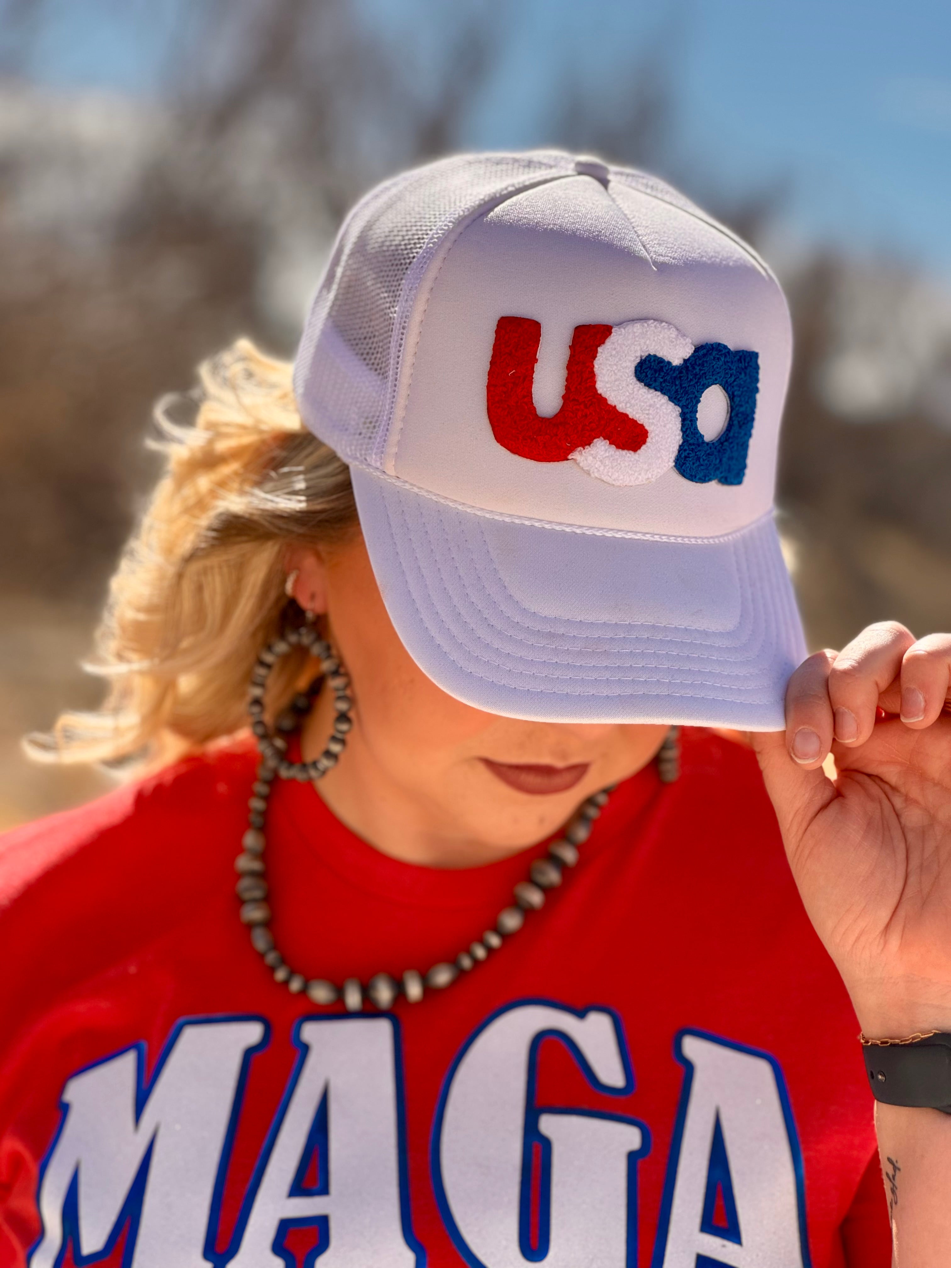 Hats USA Chenille Foam Trucker Cap
