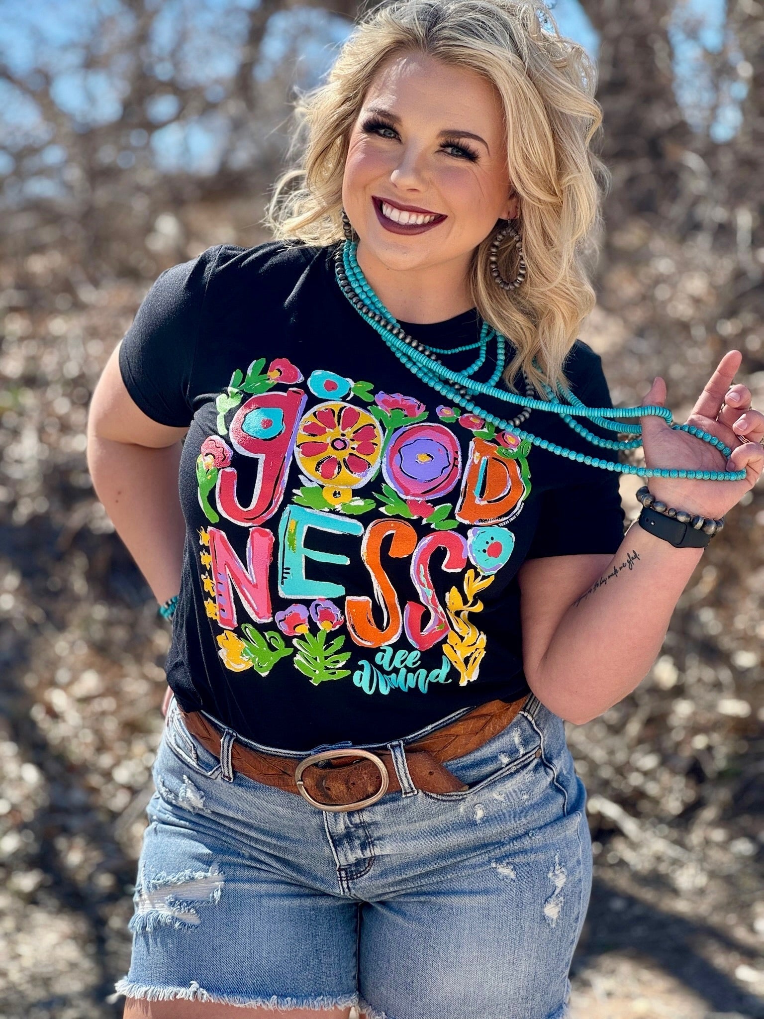 Tees Callie Ann Stelter Goodness All Around Tee