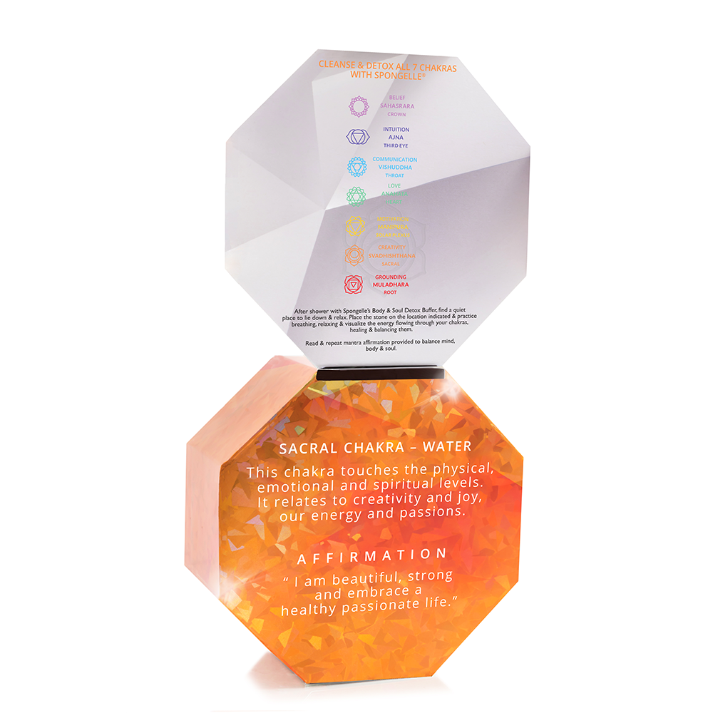 Body Wash Infused Buffer Jasmine Stars | Spiritual Detox (Carnelian)