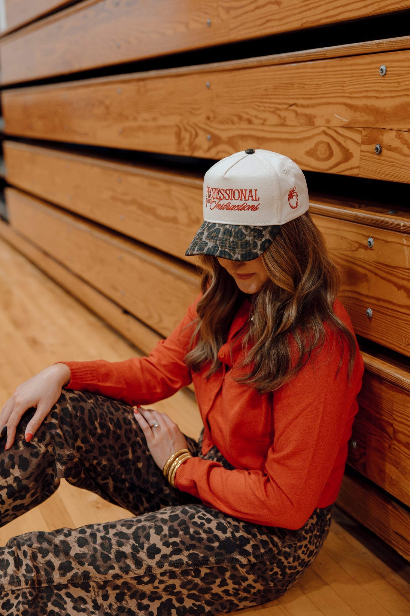 Hat Professional Repeater of Instructions - Leopard Vintage Hat