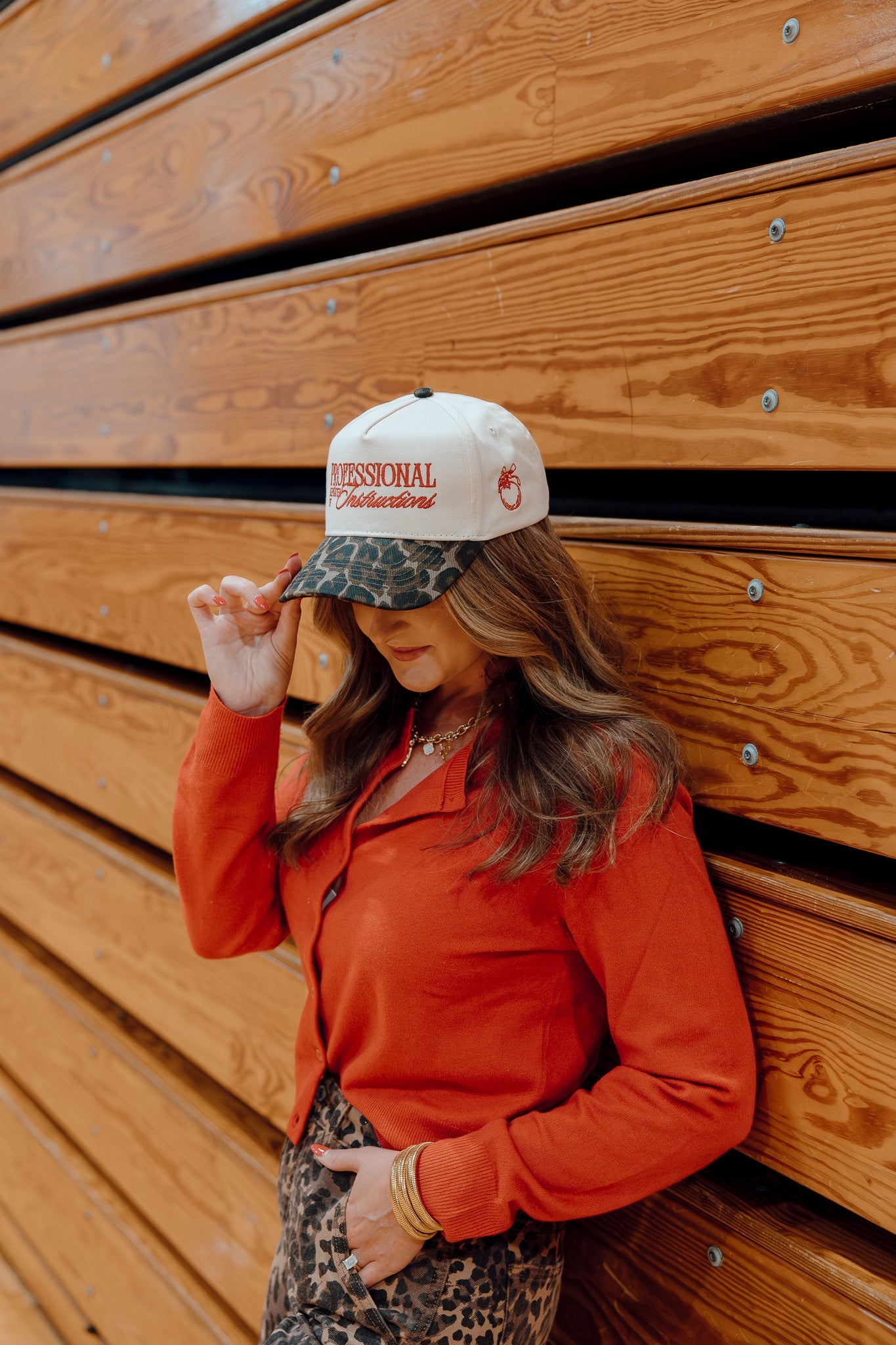 Hat Professional Repeater of Instructions - Leopard Vintage Hat