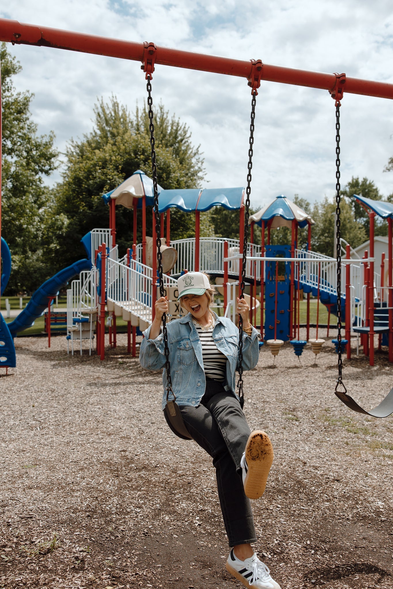 Hat Recess Social Club - Green Vintage Trucker Hat
