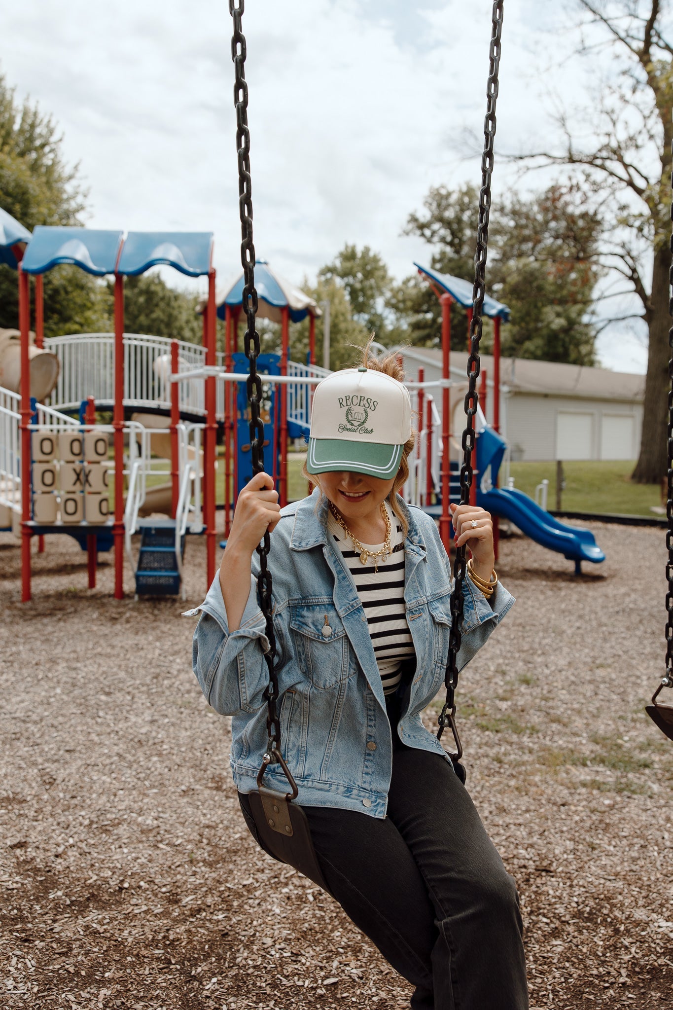 Hat Recess Social Club - Green Vintage Trucker Hat