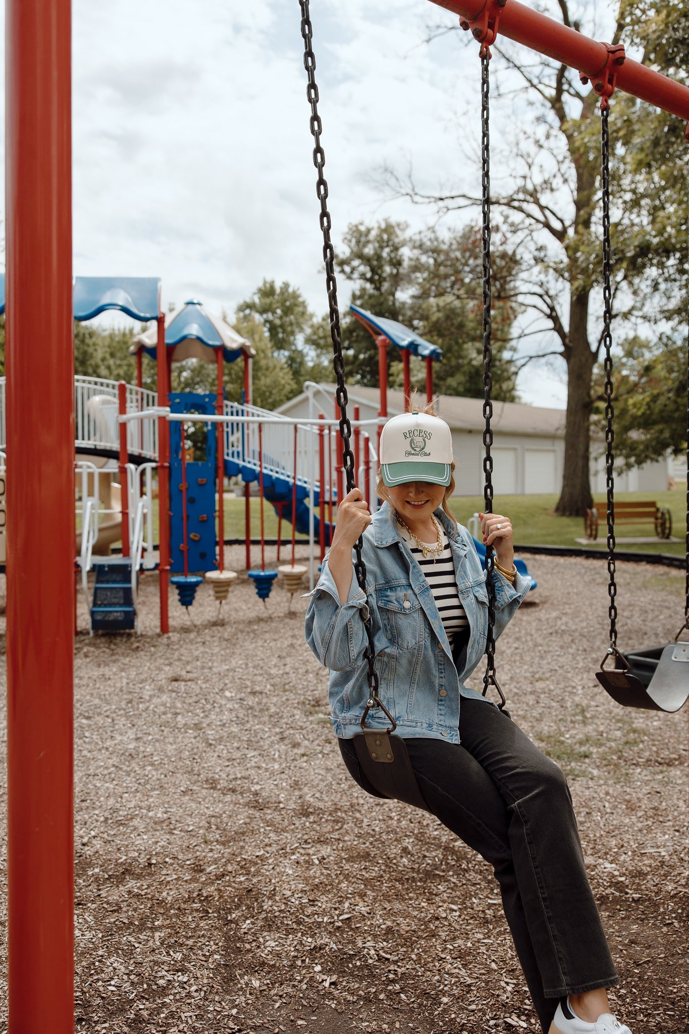 Hat Recess Social Club - Green Vintage Trucker Hat