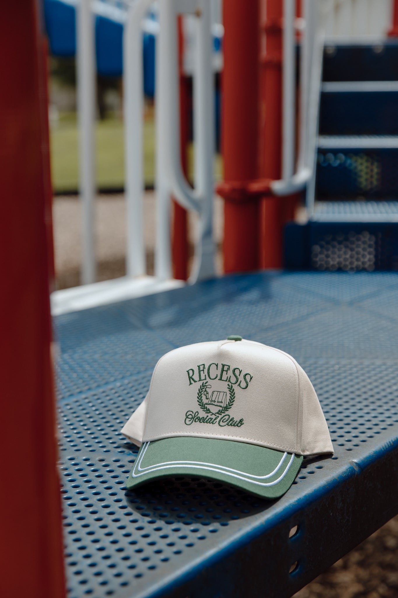 Hat Recess Social Club - Green Vintage Trucker Hat