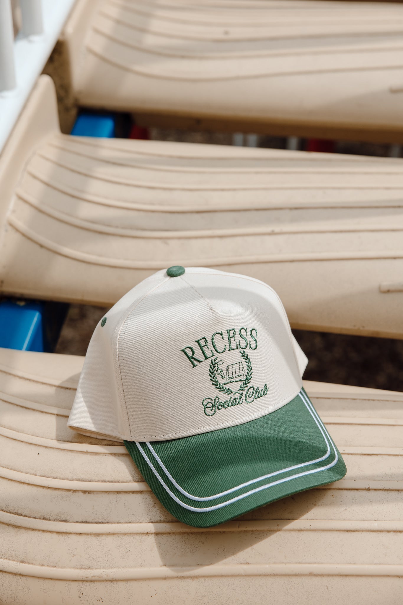 Hat Recess Social Club - Green Vintage Trucker Hat
