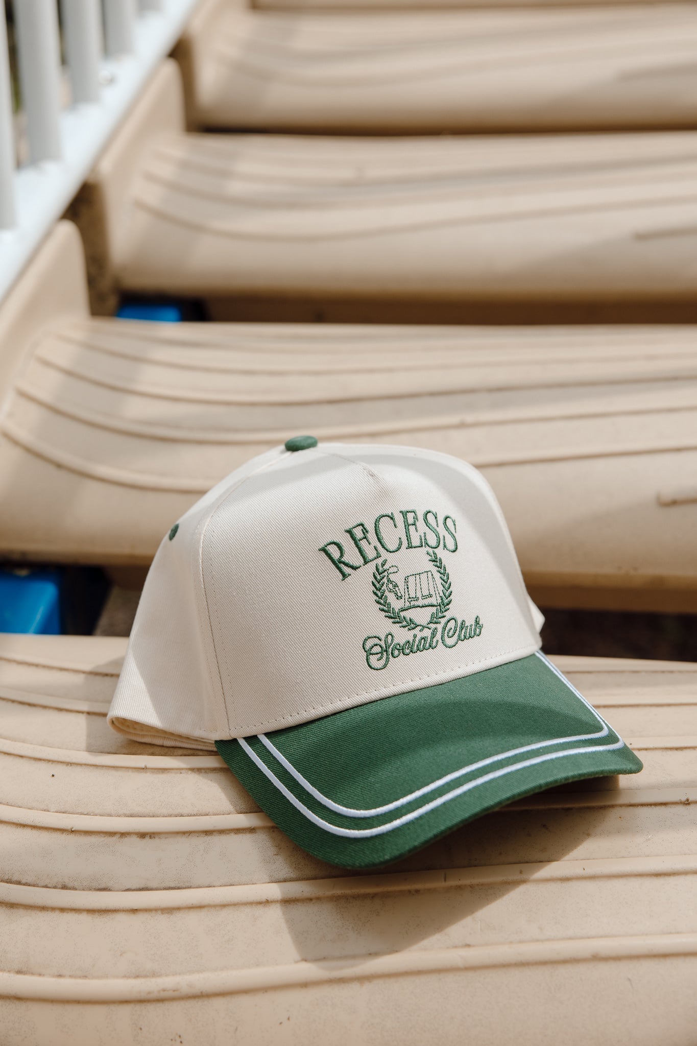 Hat Recess Social Club - Green Vintage Trucker Hat